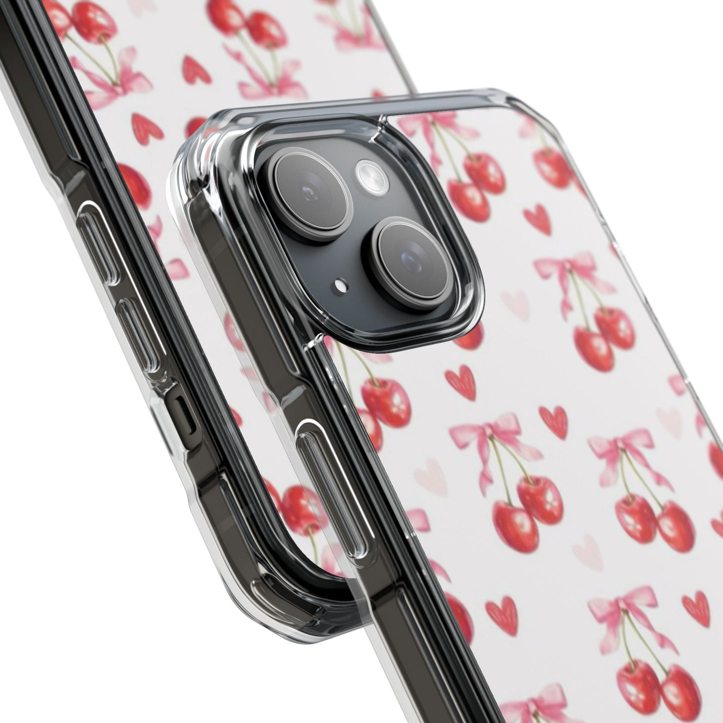 Coquette Cherries Magnetic Clear Impact Case