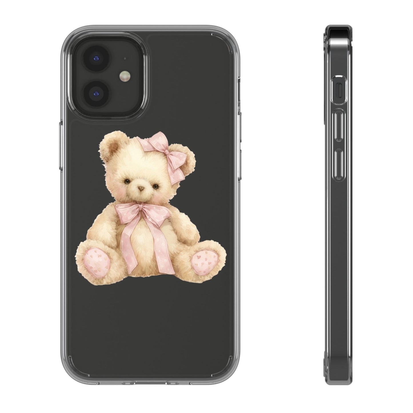 Coquette Teddy Bear Clear Case