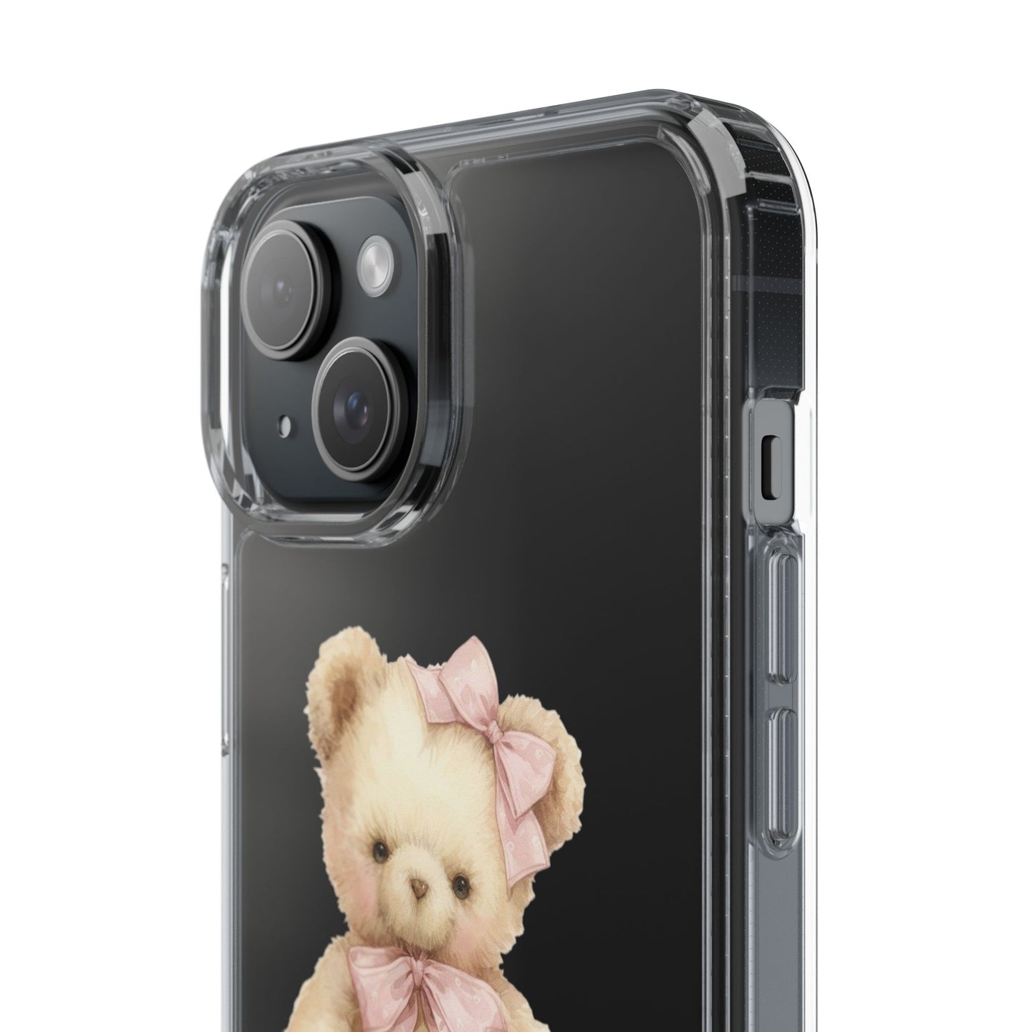 Coquette Teddy Bear Clear Case