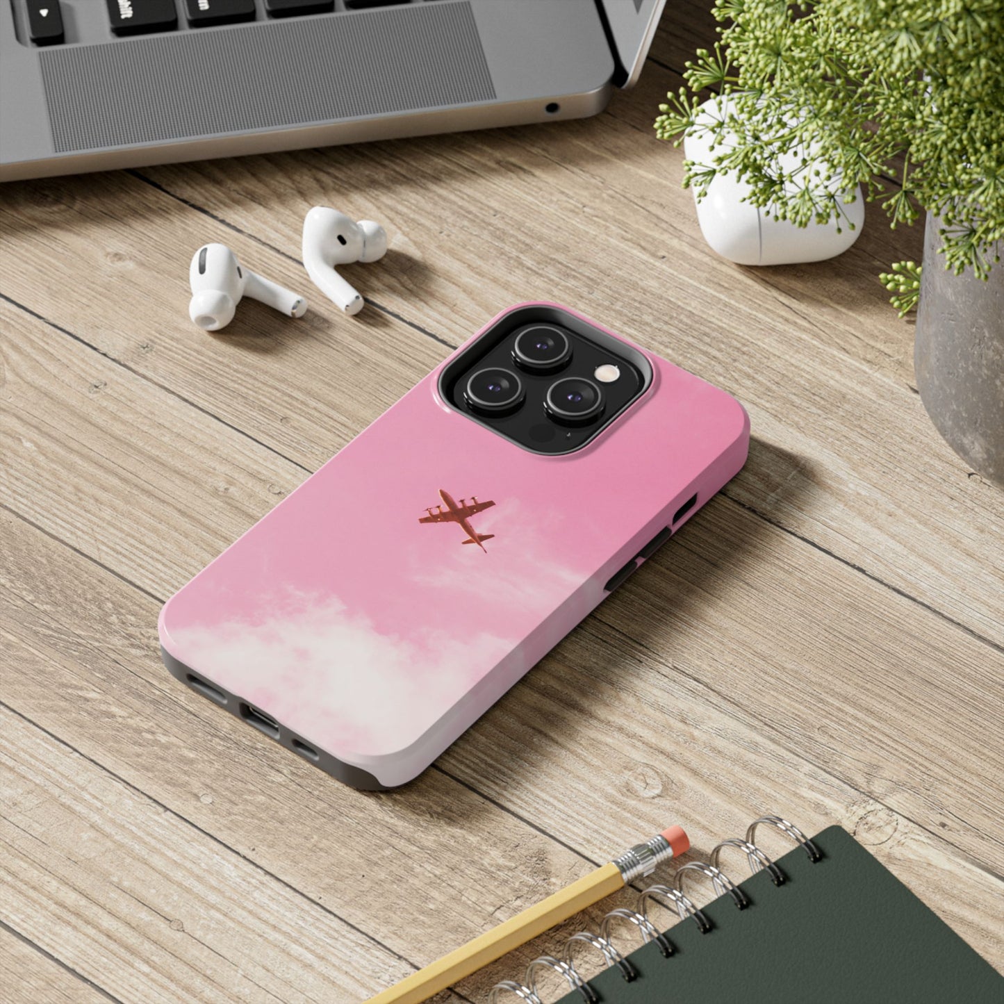 Pink Sky High Tough Phone Case