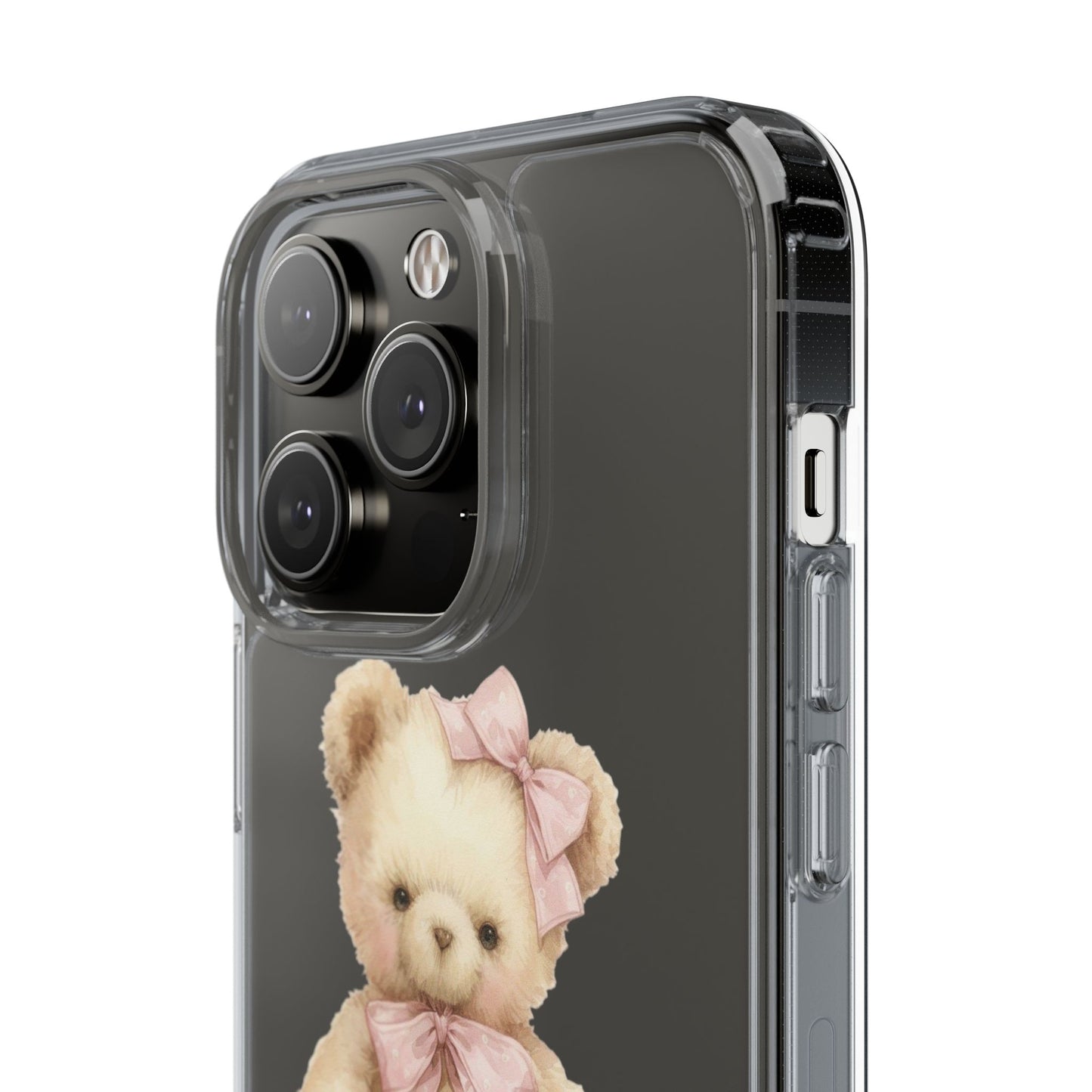 Coquette Teddy Bear Clear Case