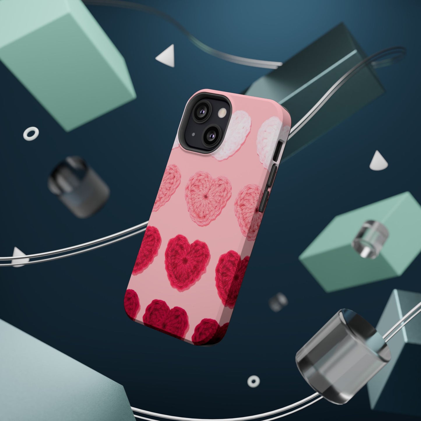 Knitted Hearts Magnetic Tough Case