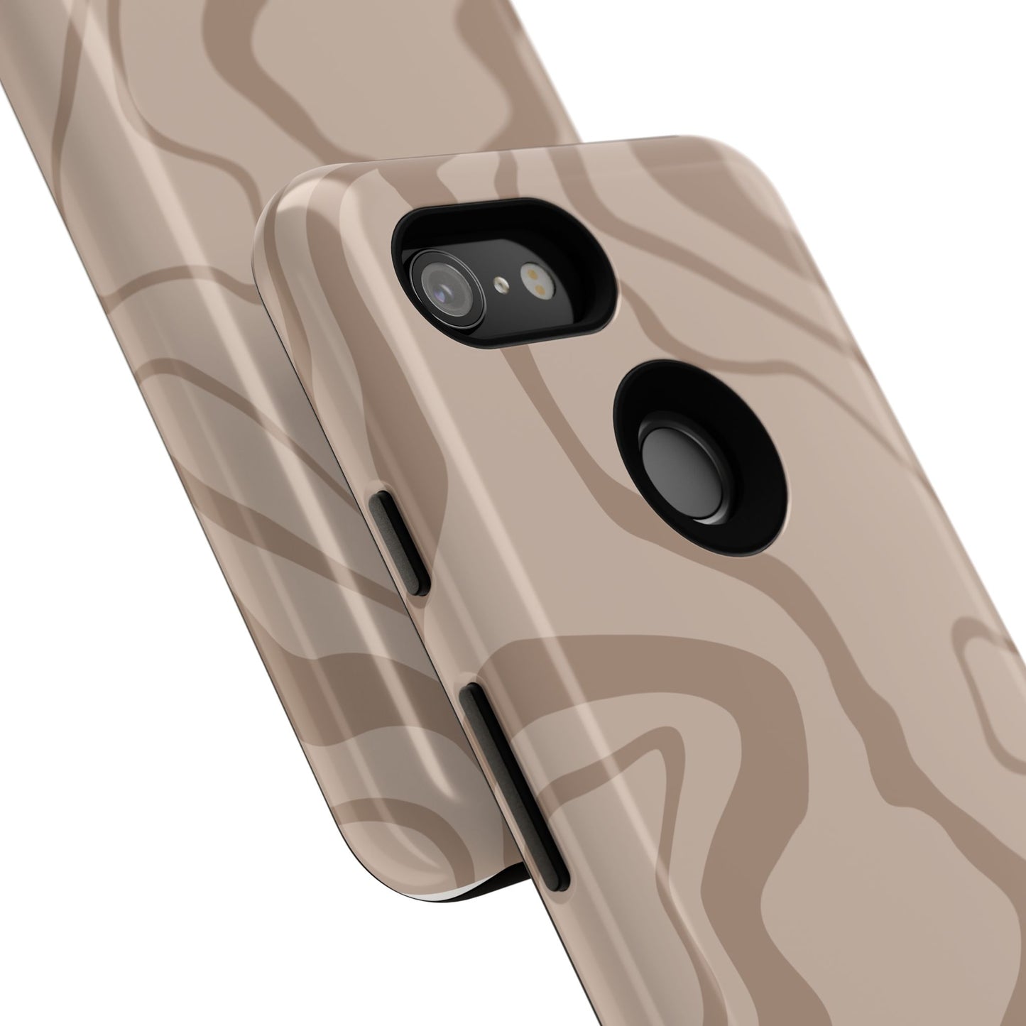 Beige designed Tough Case
