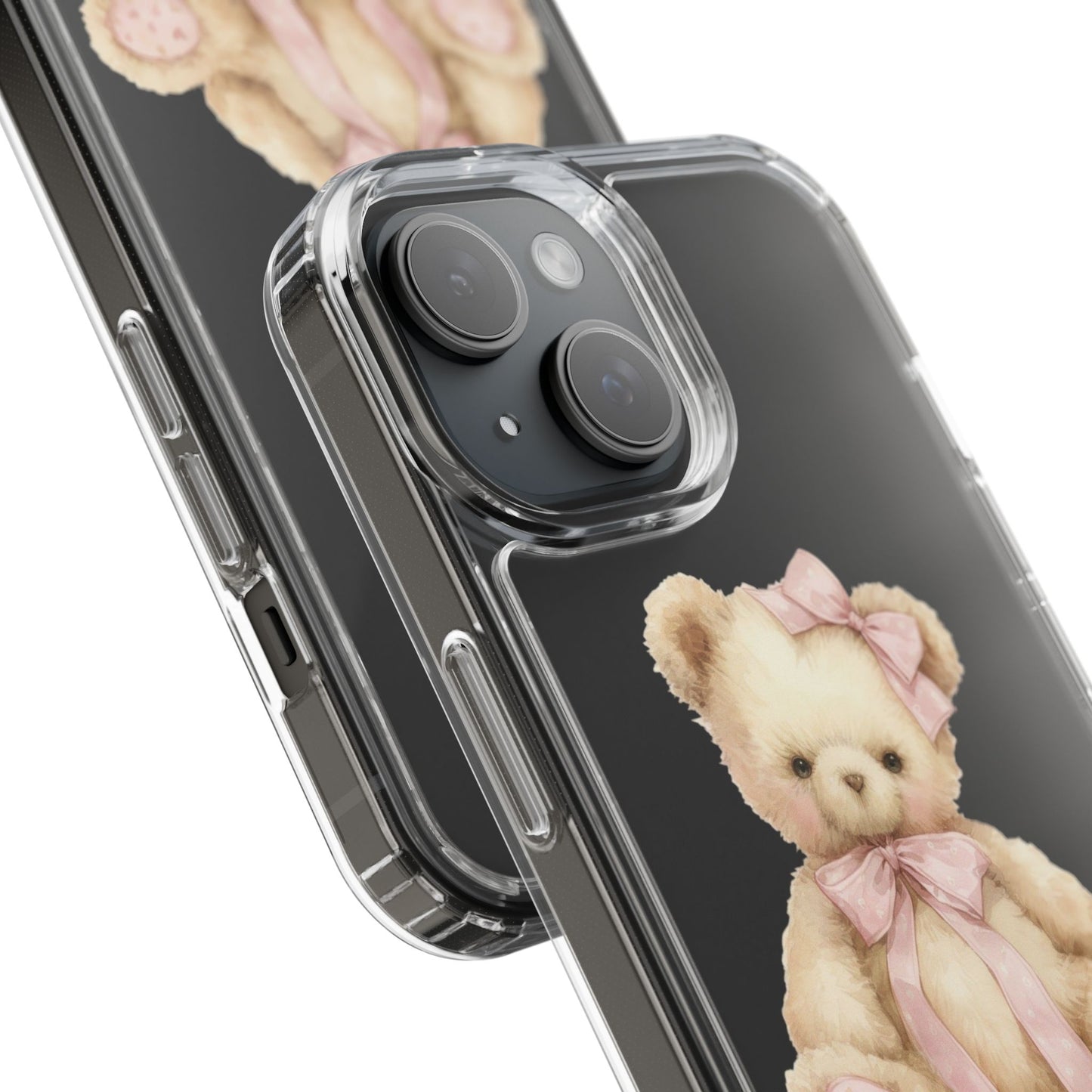 Coquette Teddy Bear Clear Case