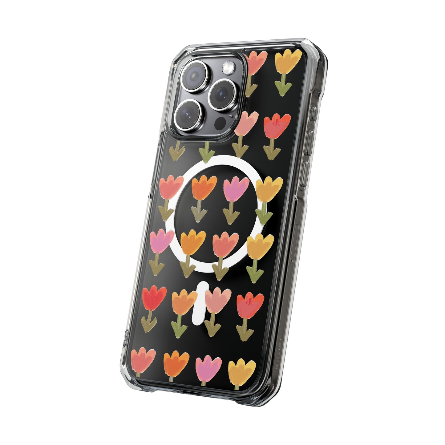 Pastel Flowers Magnetic Clear Impact Cases