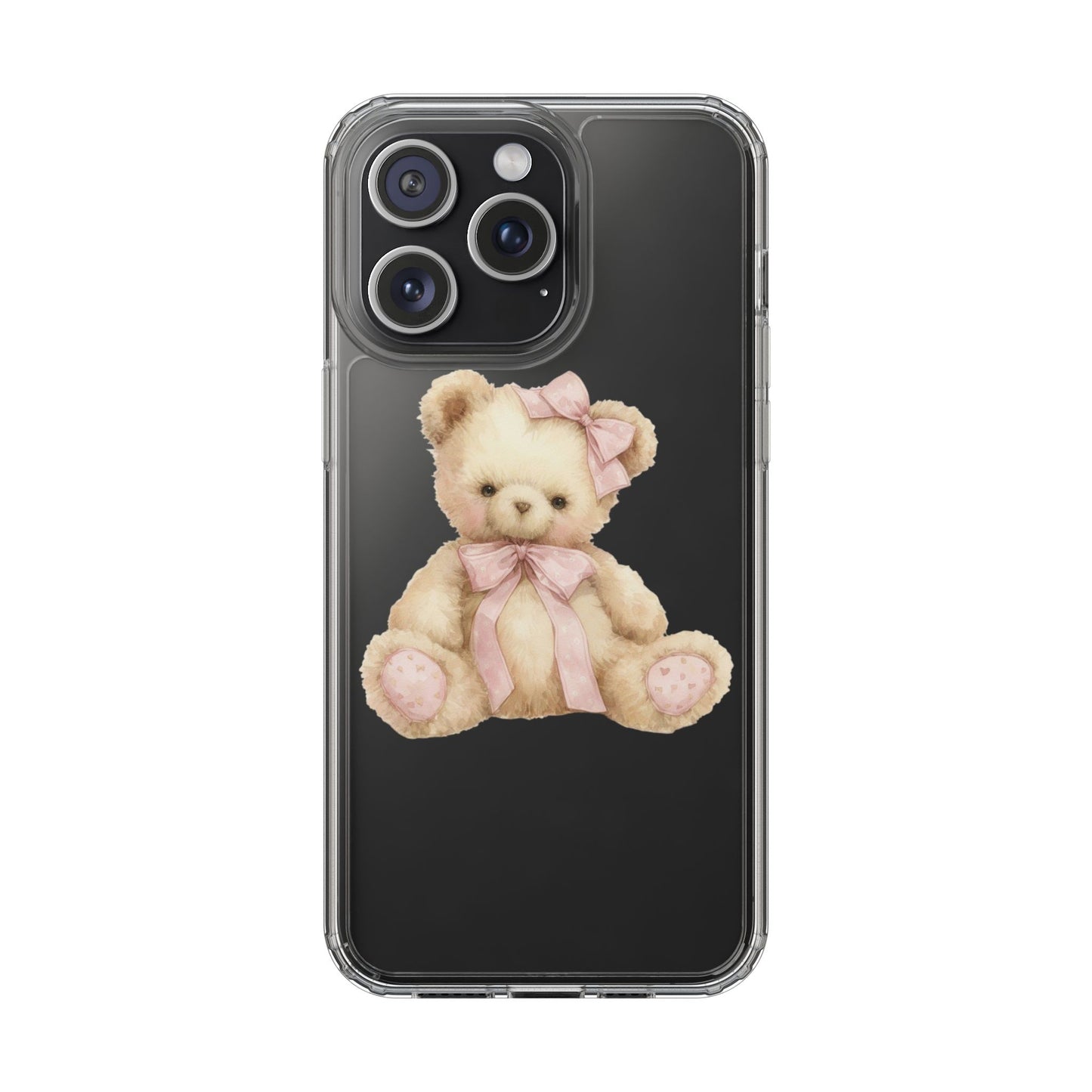 Coquette Teddy Bear Clear Case