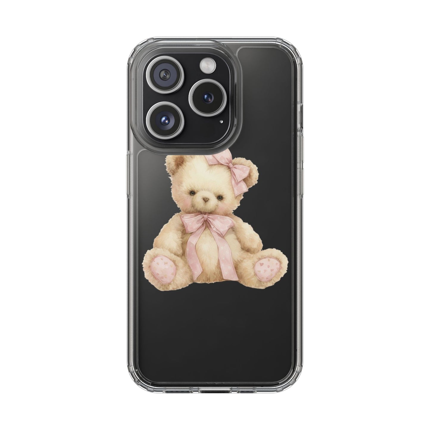 Coquette Teddy Bear Clear Case
