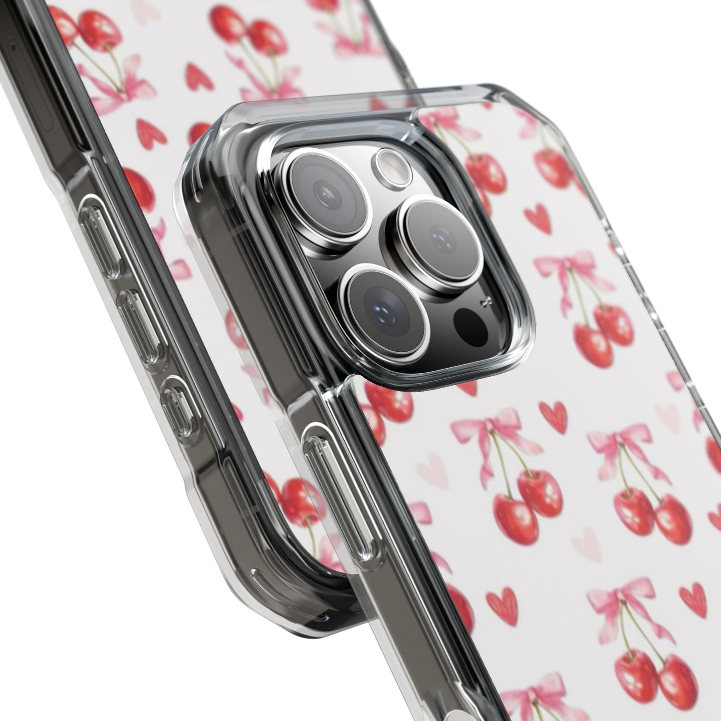 Coquette Cherries Magnetic Clear Impact Case