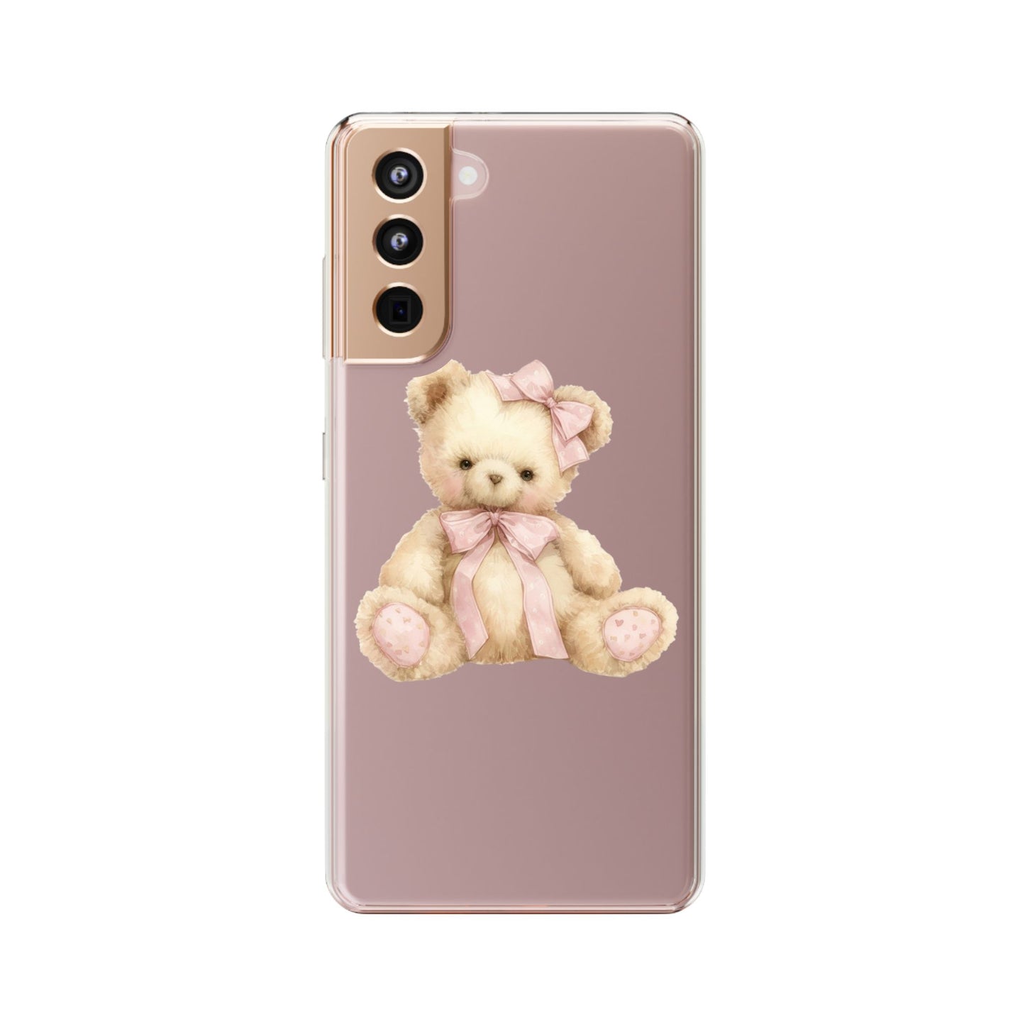 Coquette Teddy Bear Clear Case
