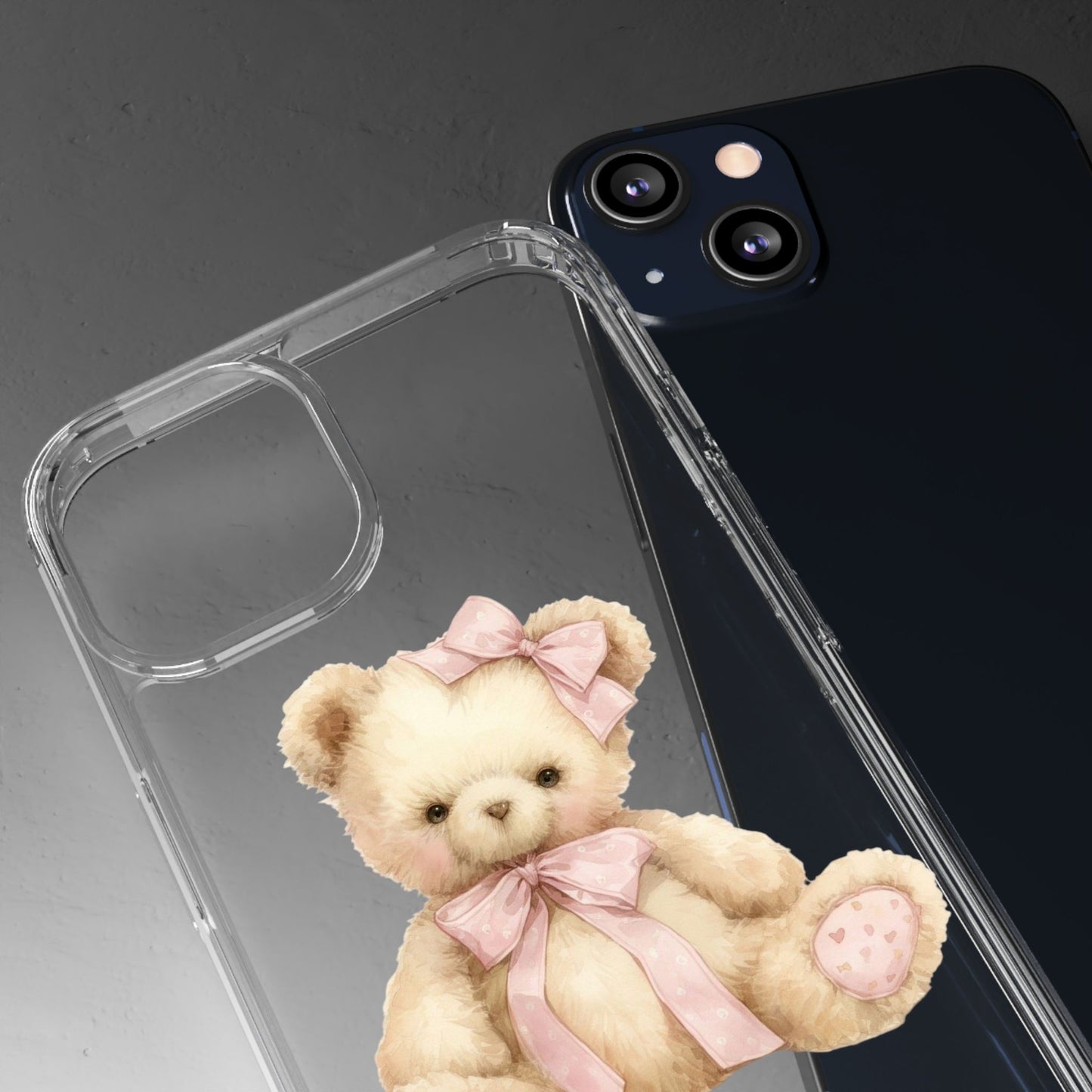 Coquette Teddy Bear Clear Case