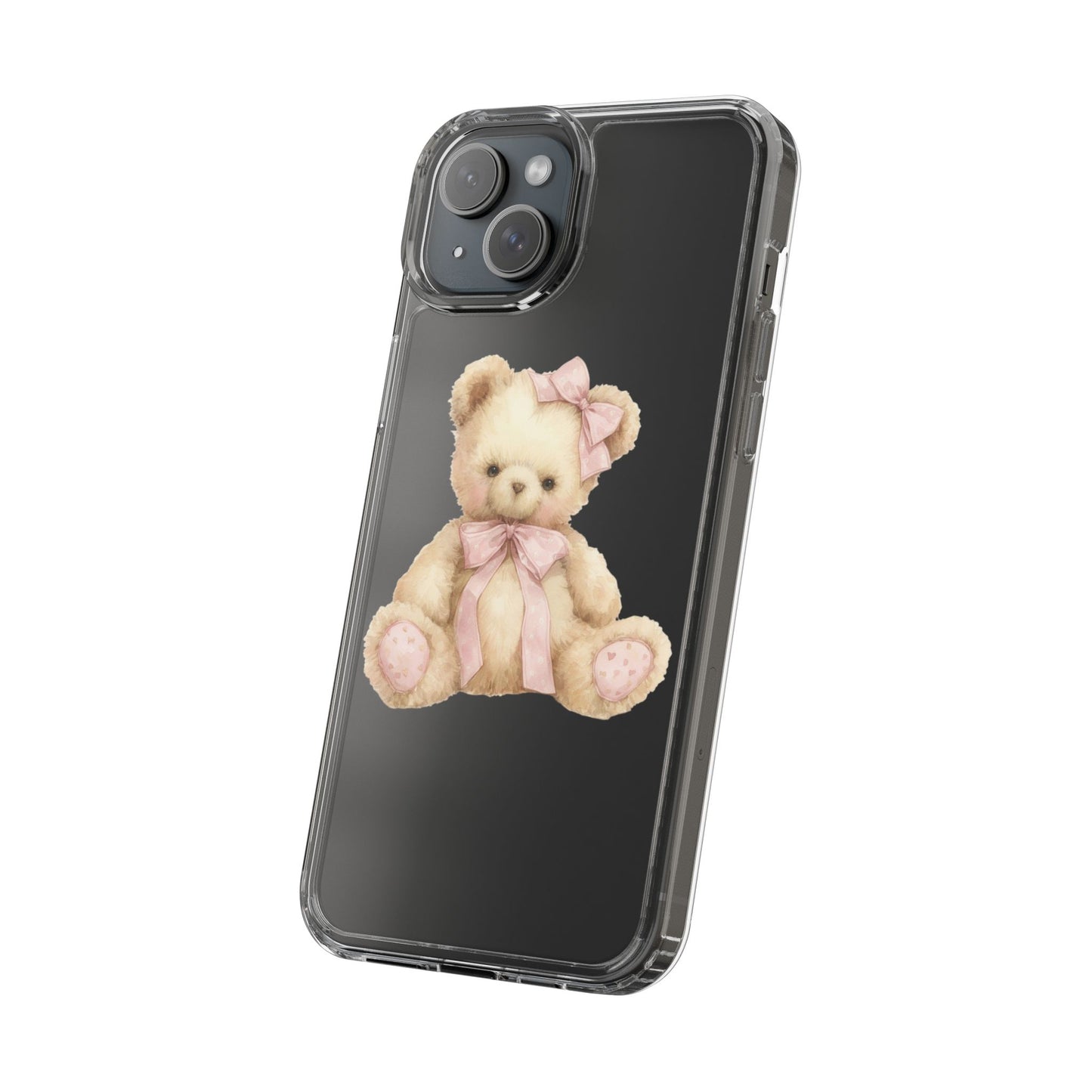 Coquette Teddy Bear Clear Case