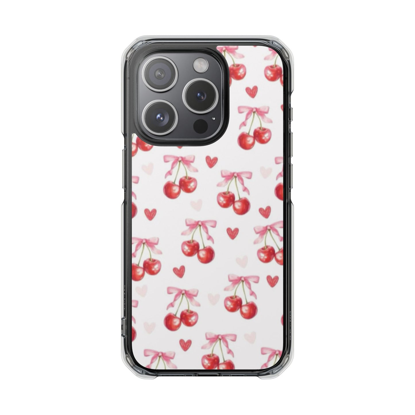 Coquette Cherries Magnetic Clear Impact Case