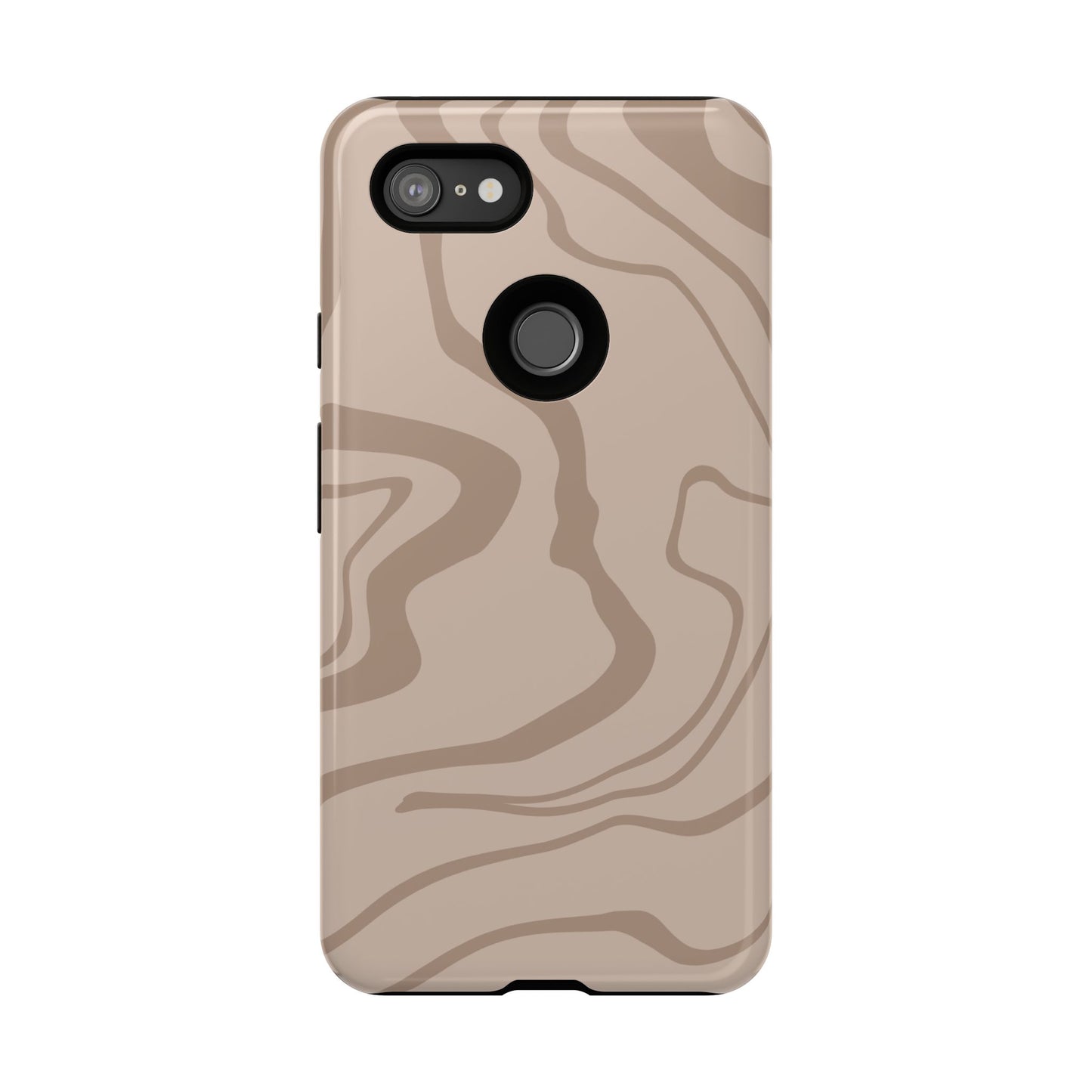 Beige designed Tough Case