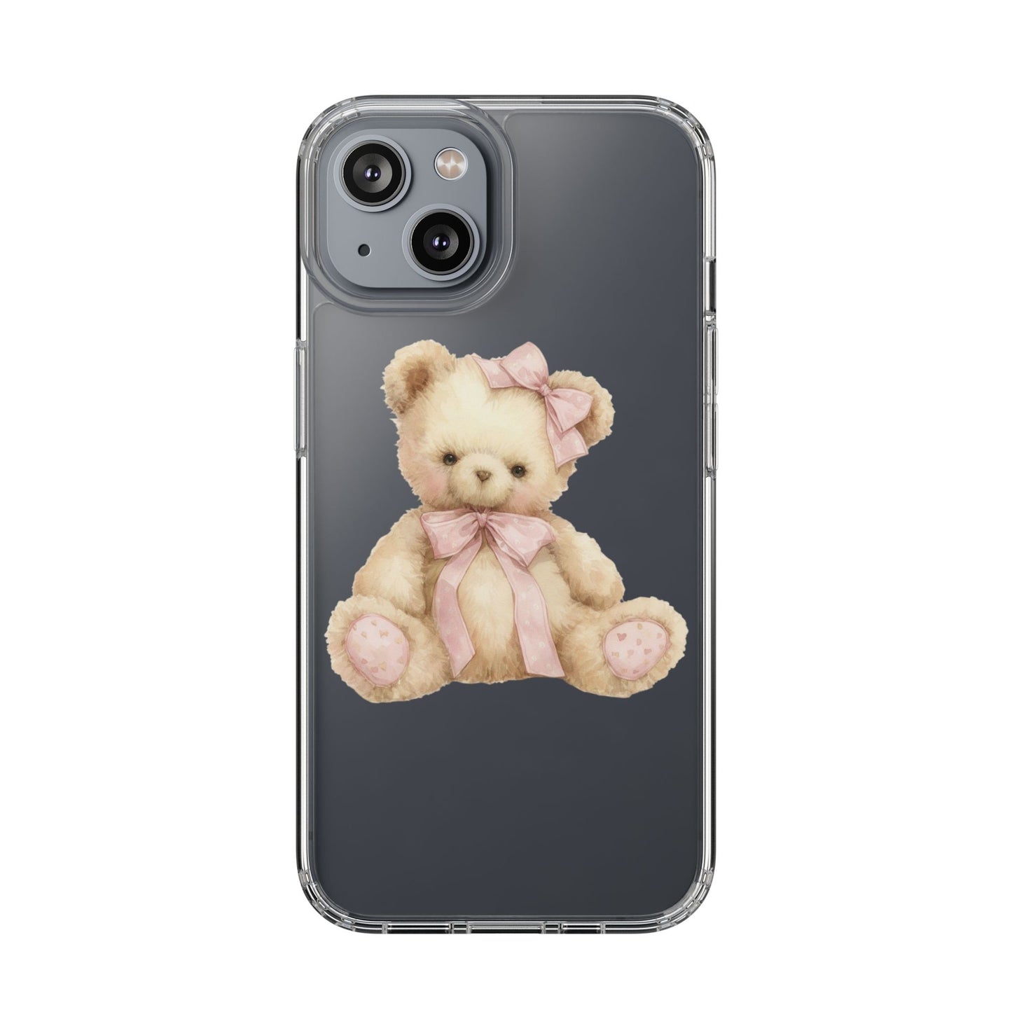 Coquette Teddy Bear Clear Case