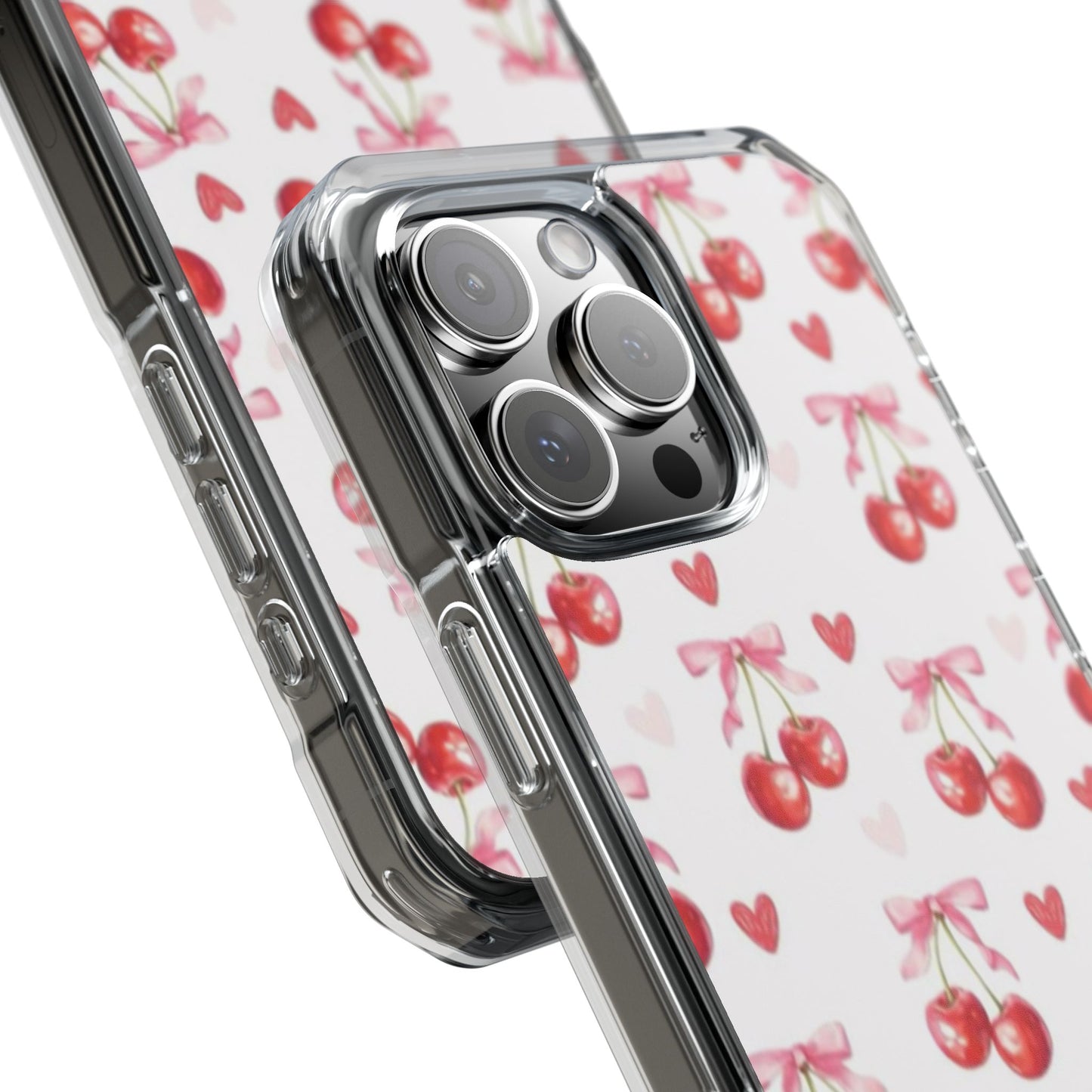 Coquette Cherries Magnetic Clear Impact Case
