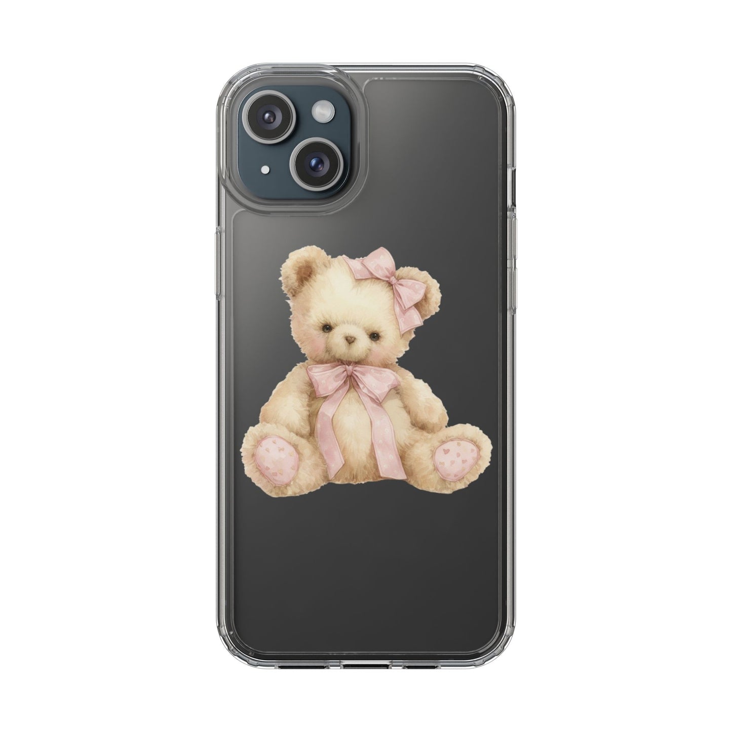 Coquette Teddy Bear Clear Case
