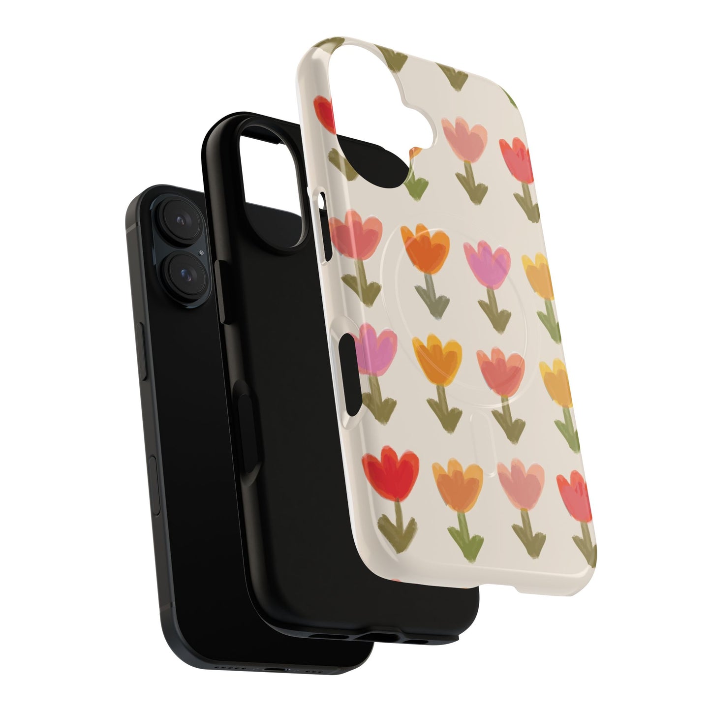 Pastel Flowers Tough Magnetic Case