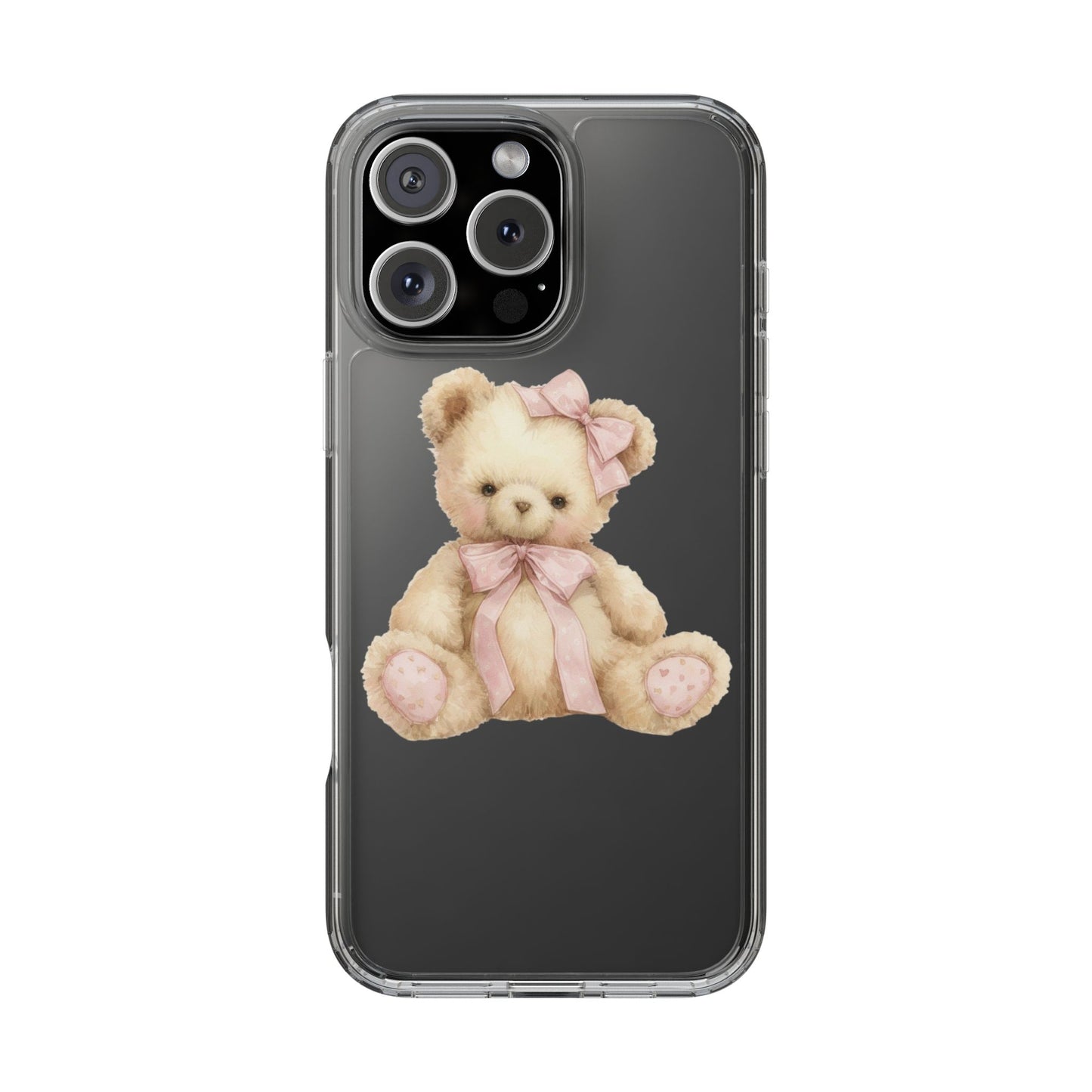 Coquette Teddy Bear Clear Case