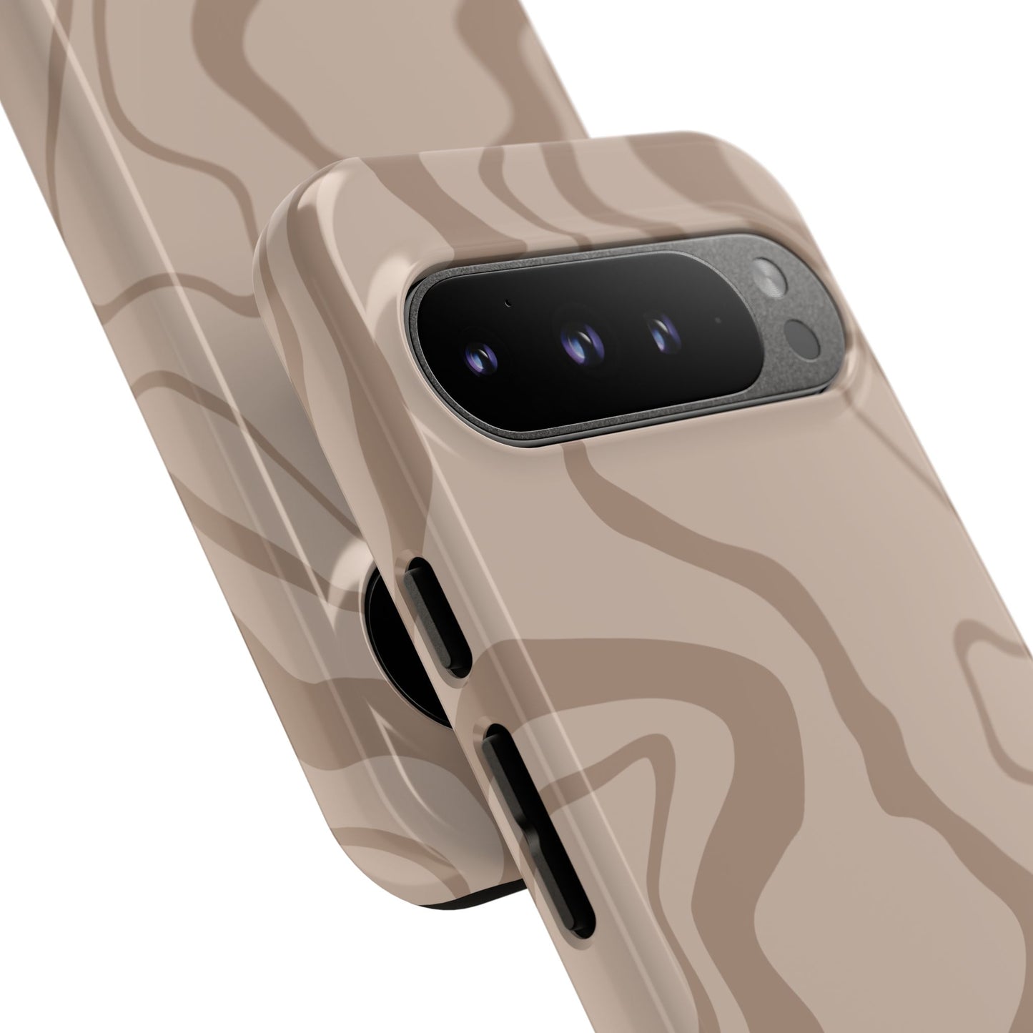 Beige designed Tough Case