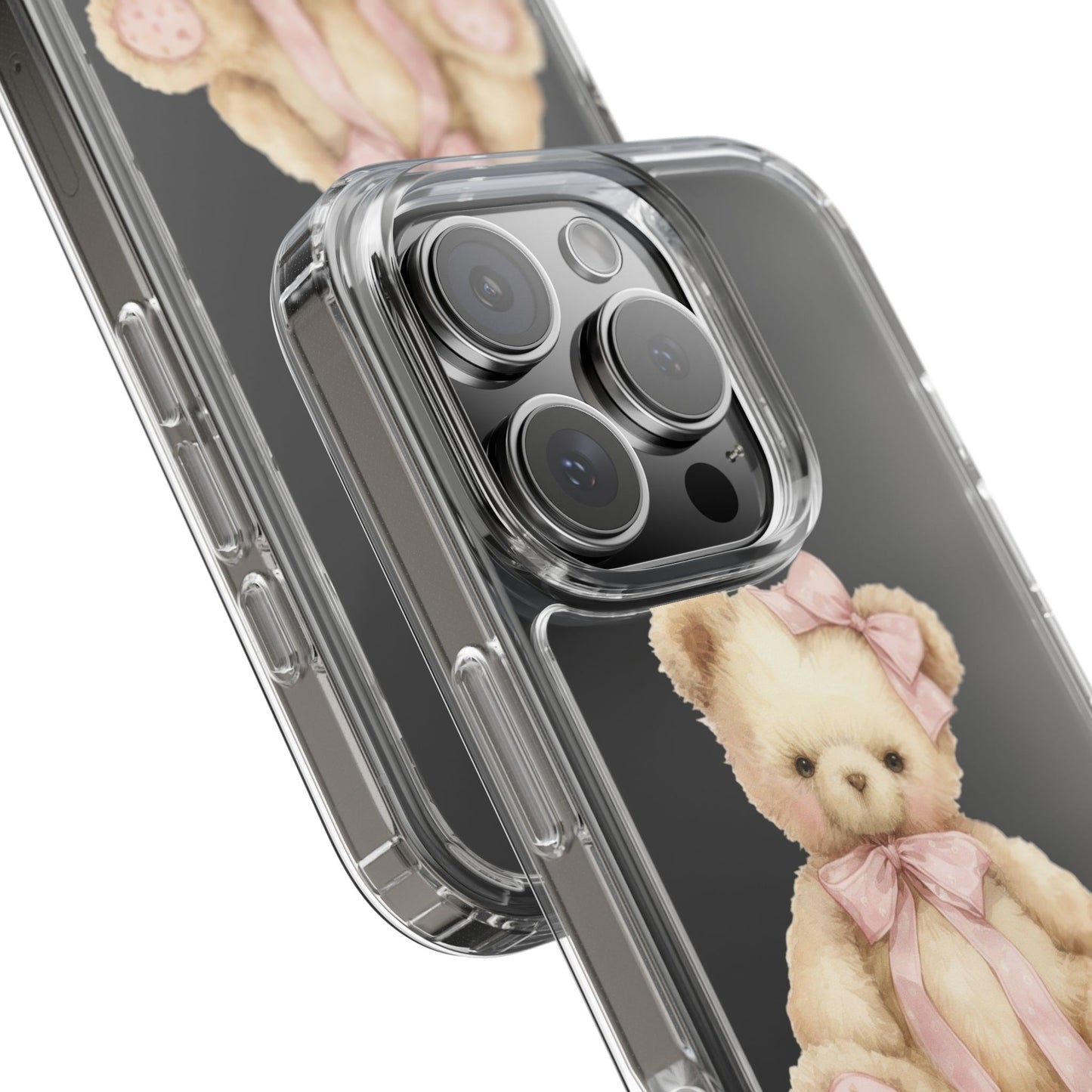Coquette Teddy Bear Clear Case