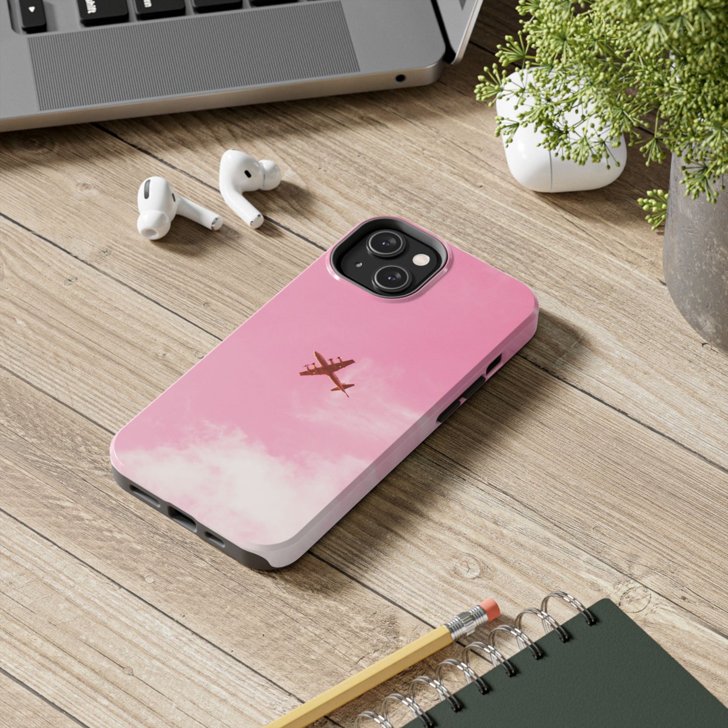 Pink Sky High Tough Phone Case