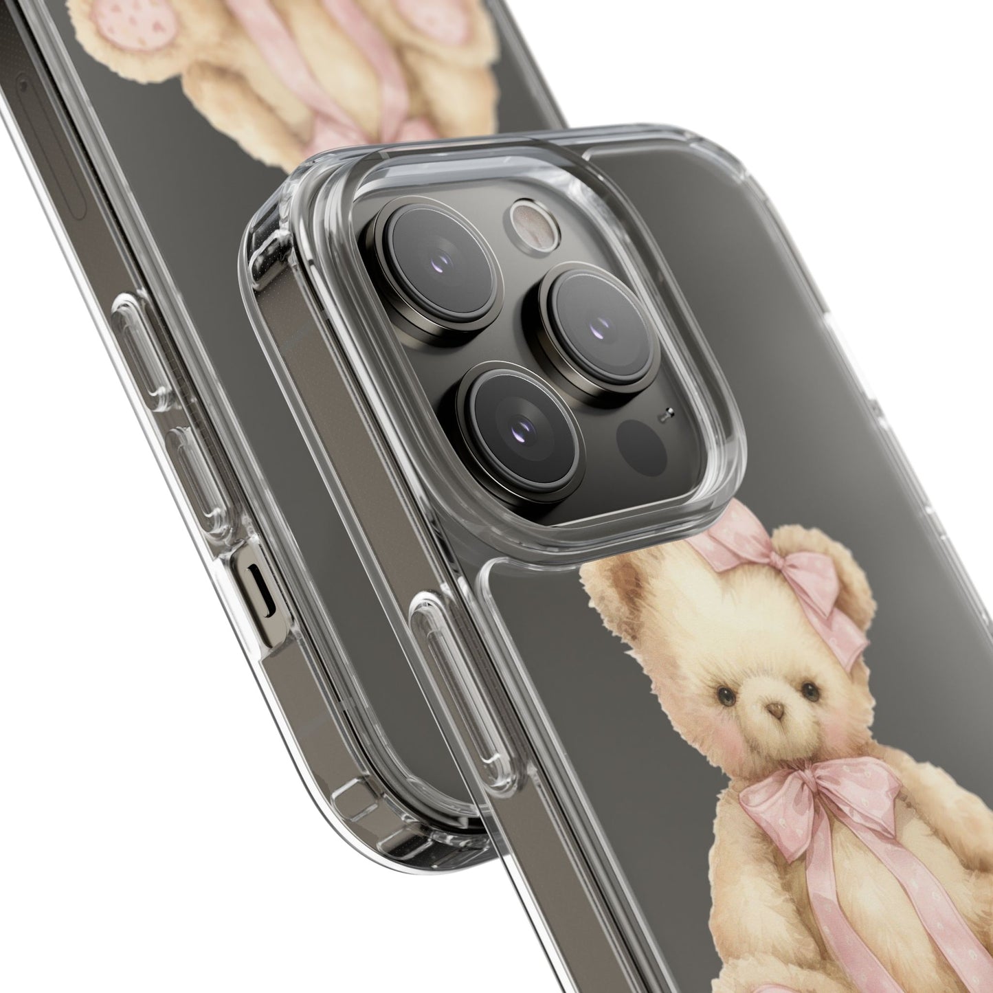 Coquette Teddy Bear Clear Case