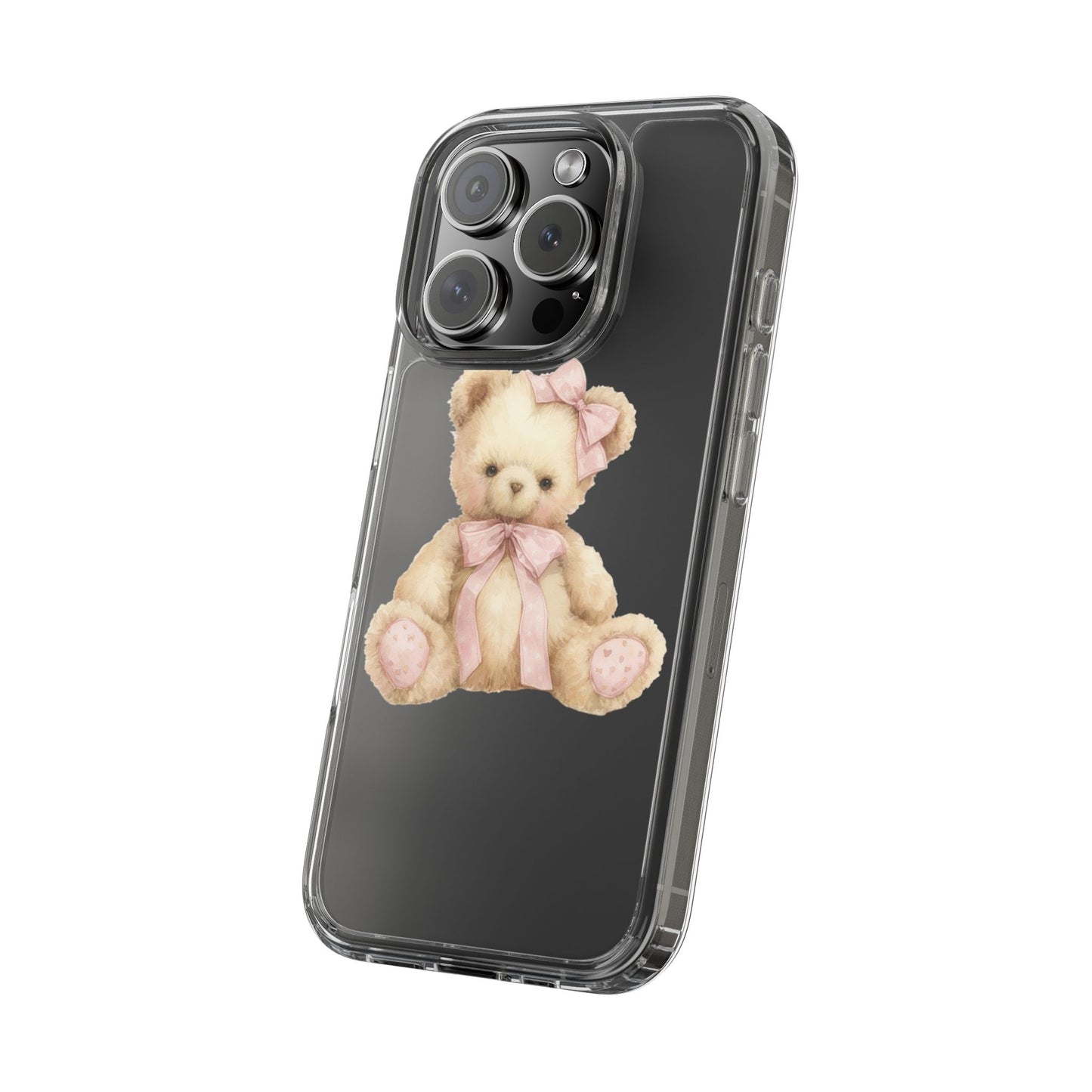 Coquette Teddy Bear Clear Case