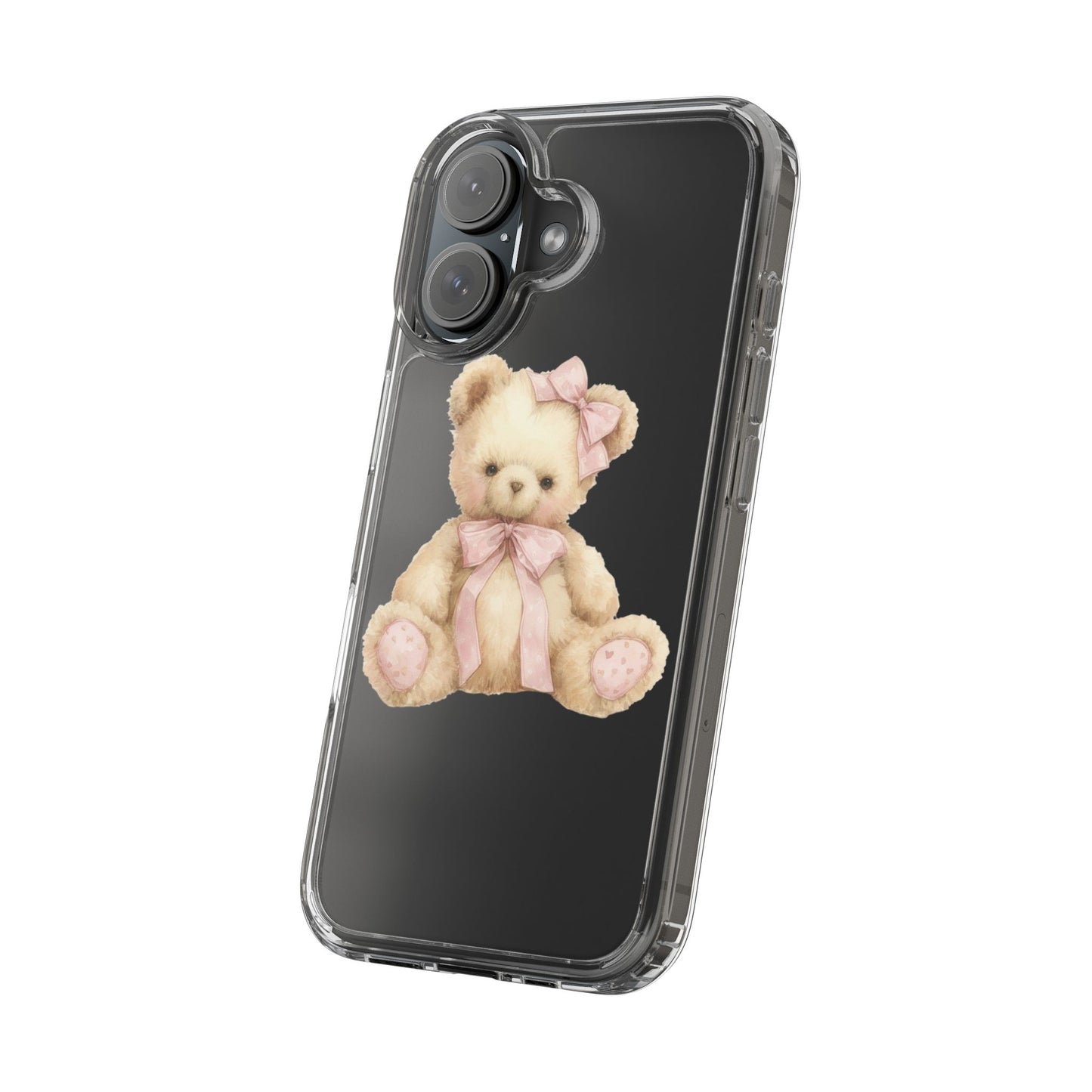 Coquette Teddy Bear Clear Case