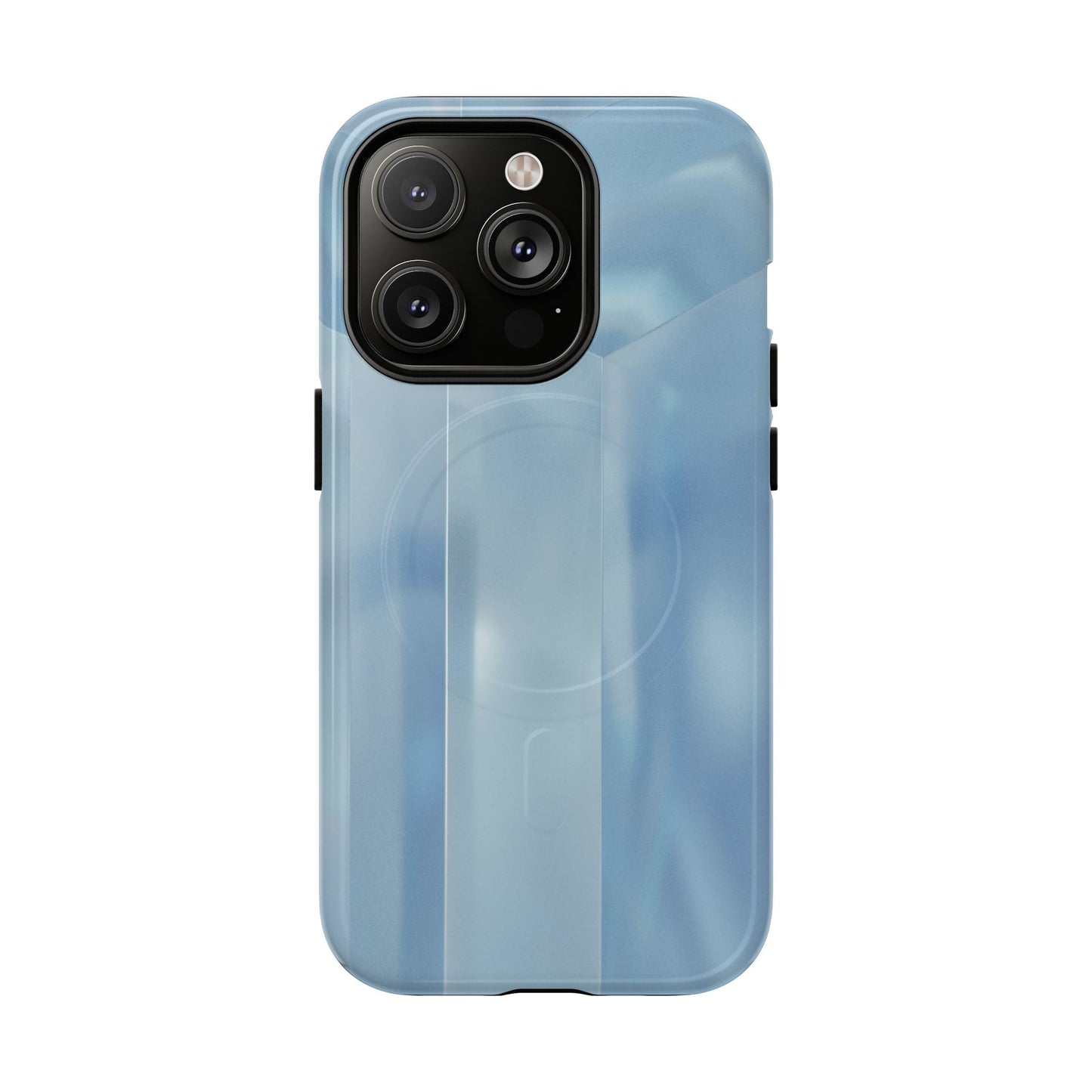 Baby Blue Glassy Tough Magnetic Case