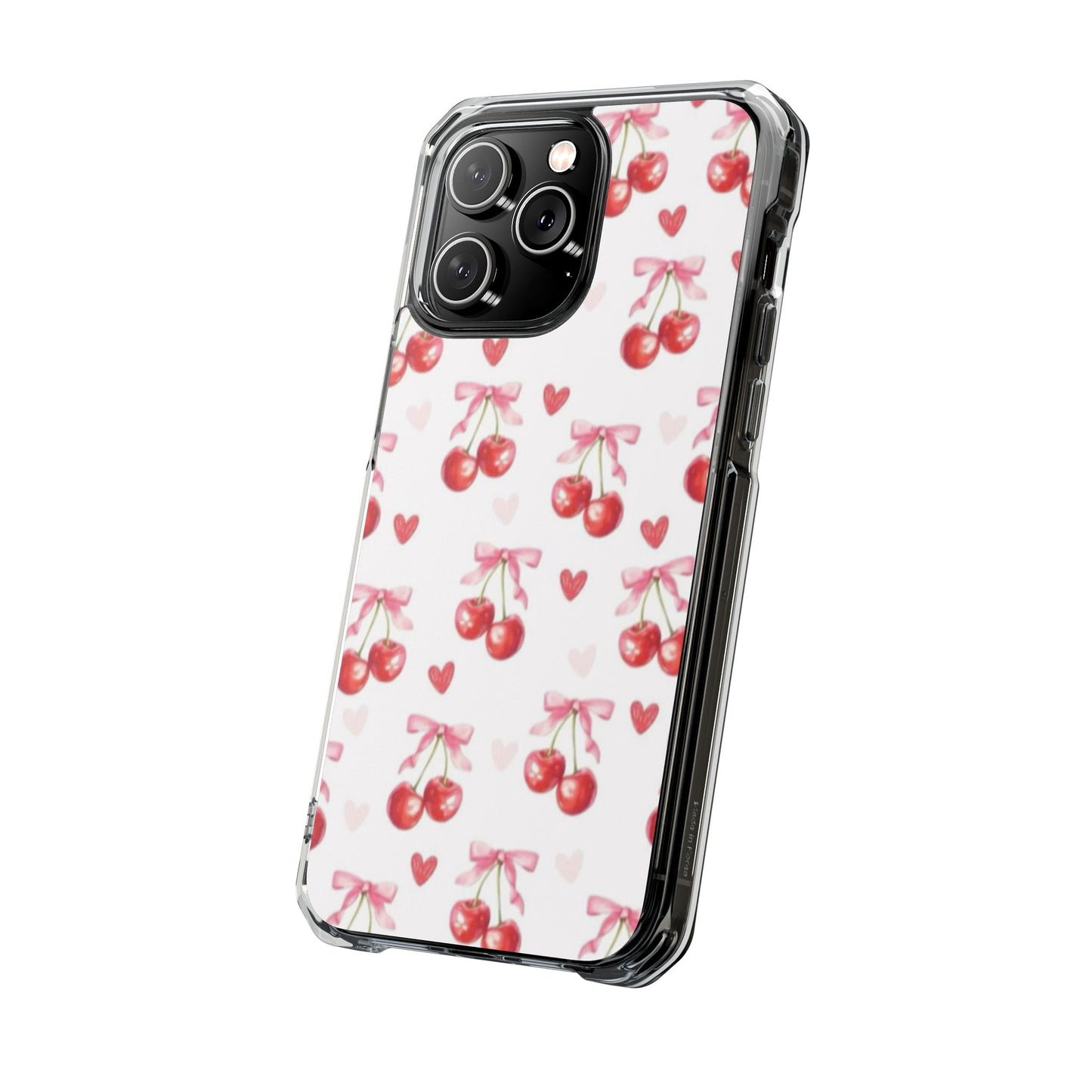 Coquette Cherries Magnetic Clear Impact Case