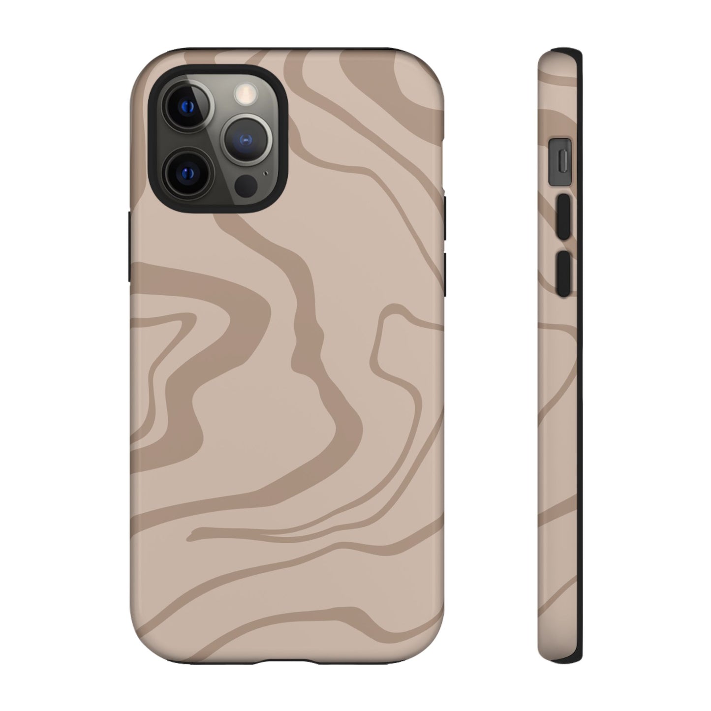 Beige designed Tough Case