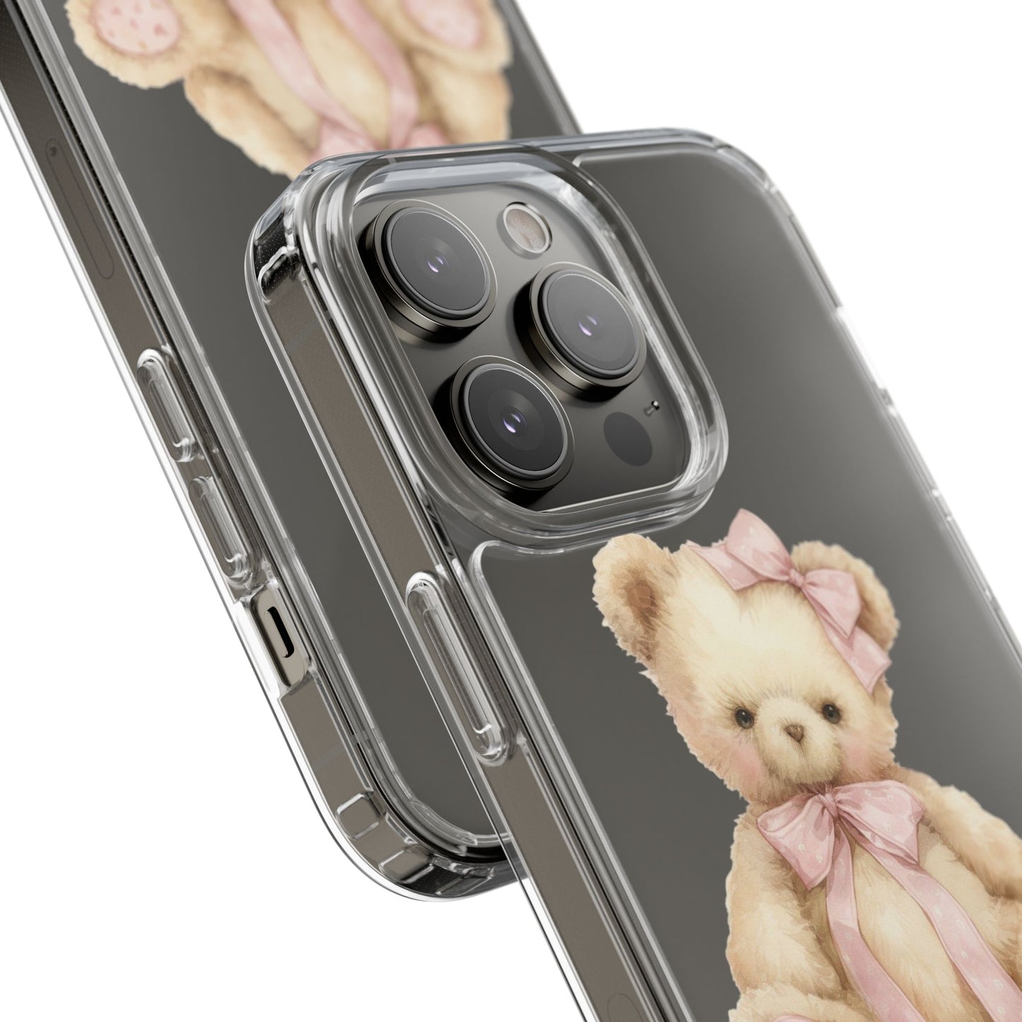 Coquette Teddy Bear Clear Case