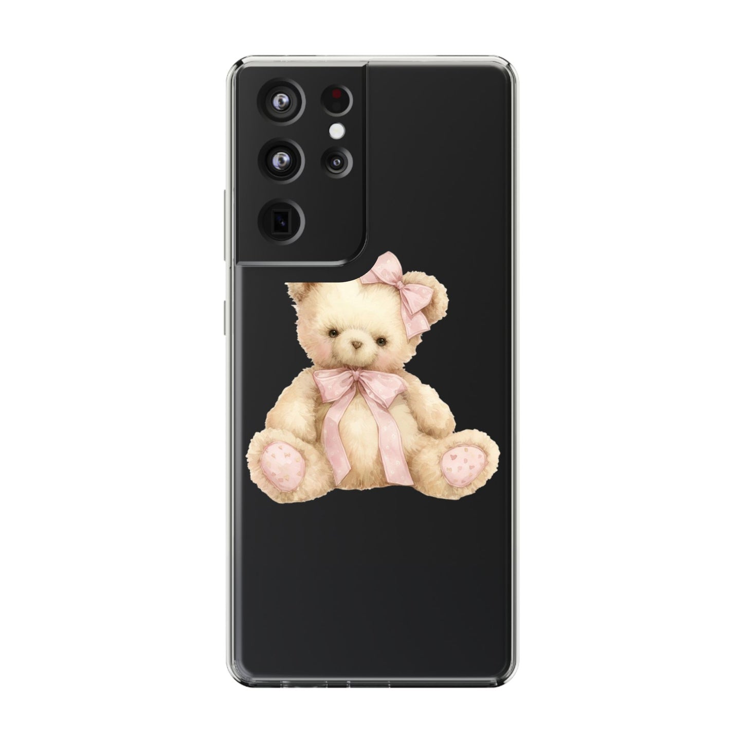 Coquette Teddy Bear Clear Case