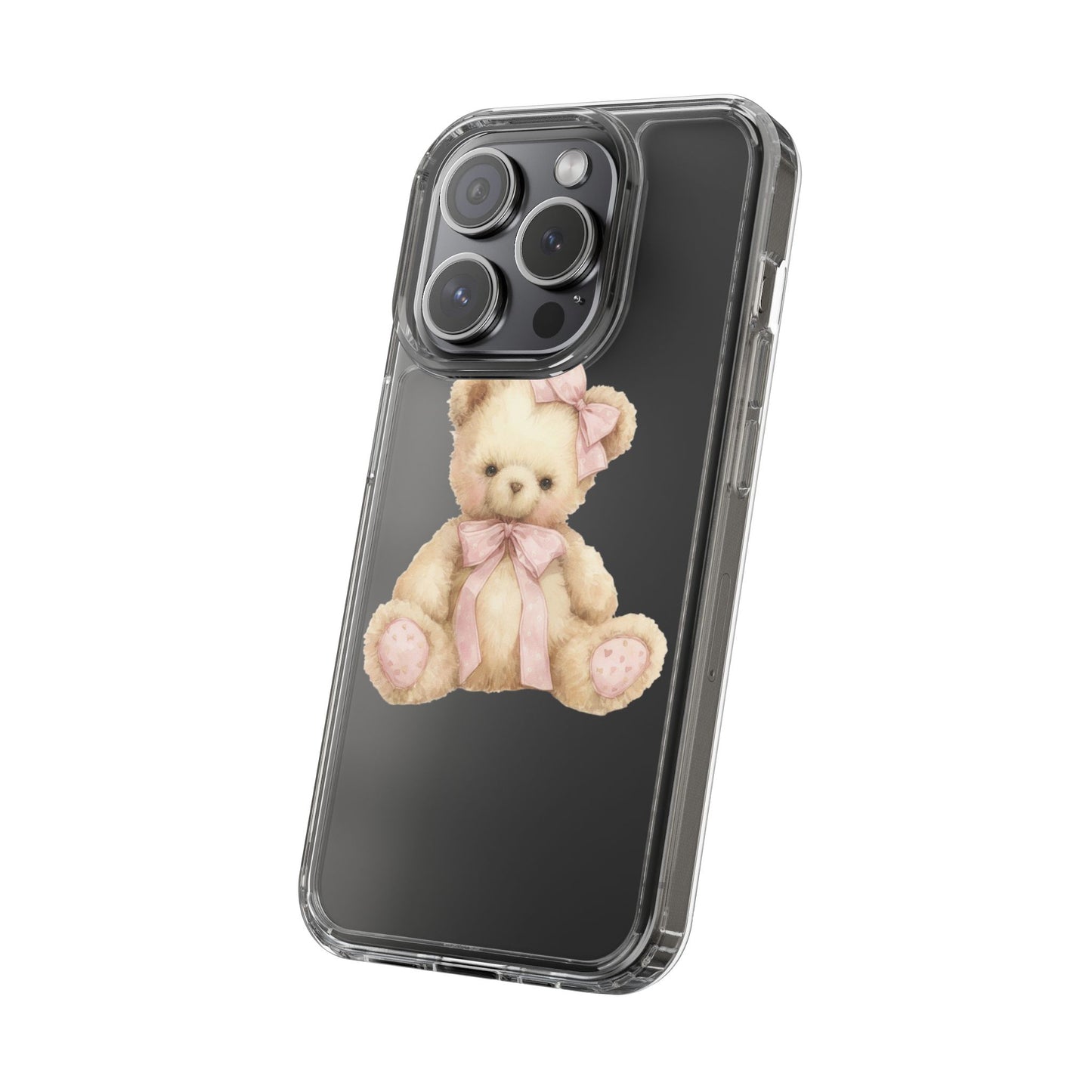 Coquette Teddy Bear Clear Case