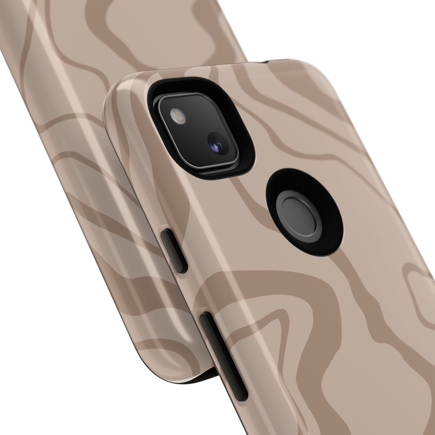 Beige designed Tough Case