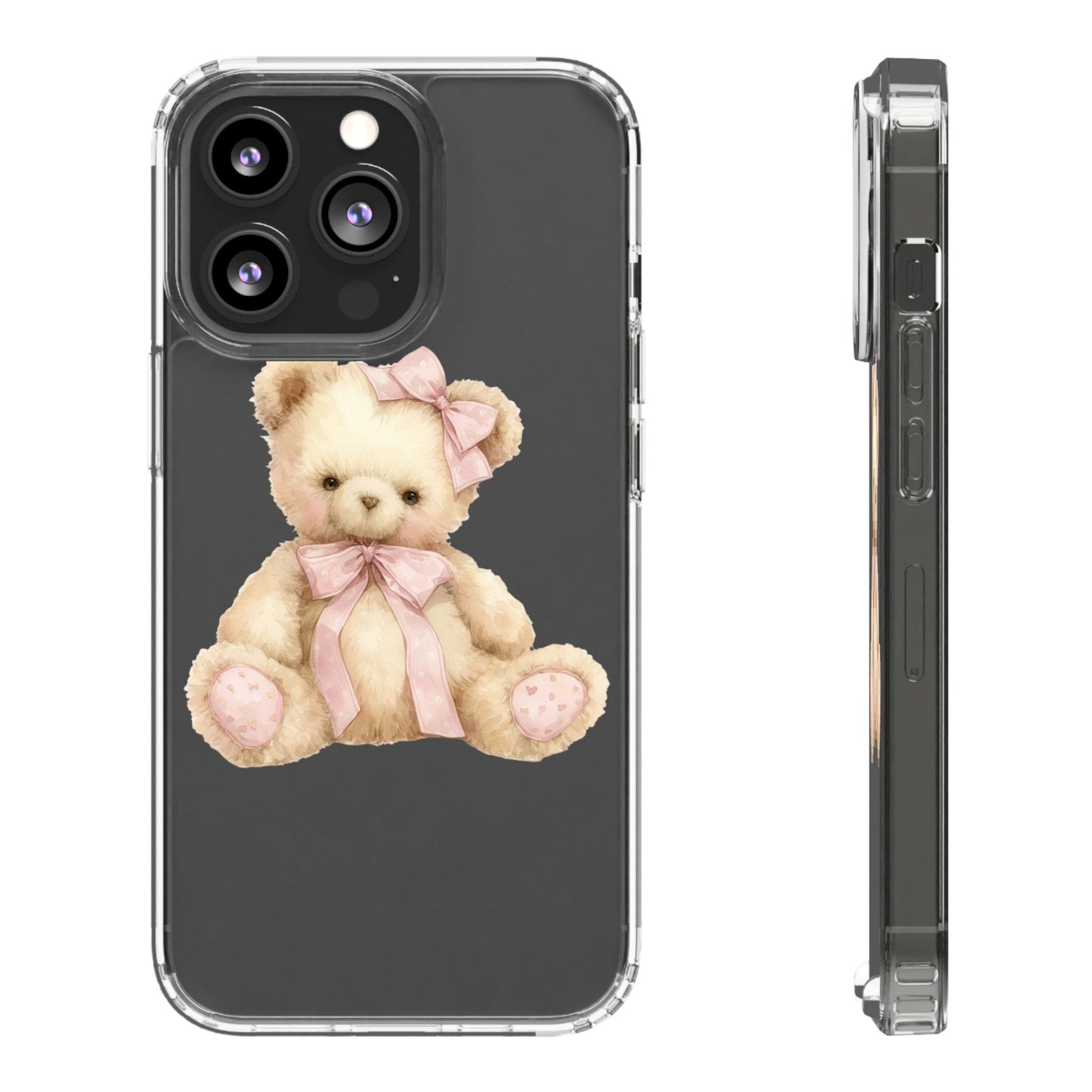Coquette Teddy Bear Clear Case