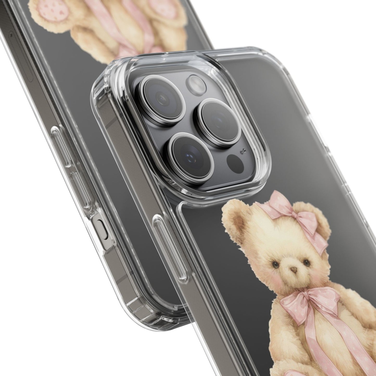Coquette Teddy Bear Clear Case