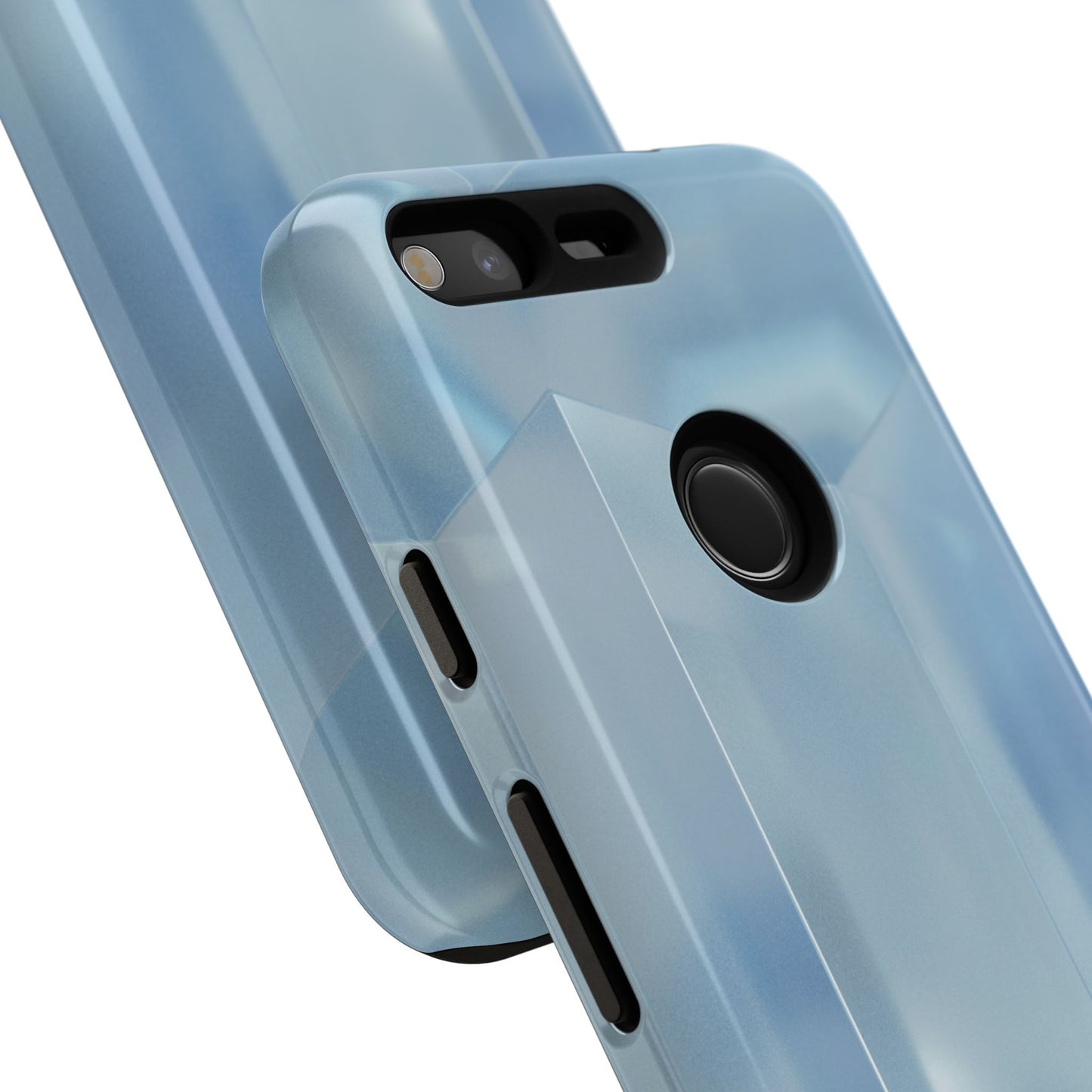 Baby Blue Glassy Tough Case