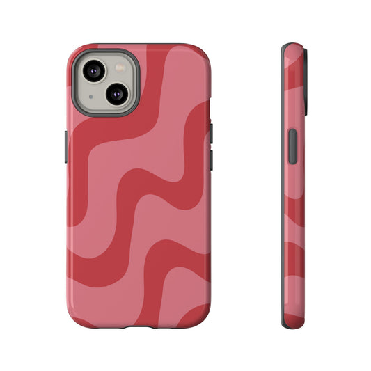 Red unique designed Tough Case