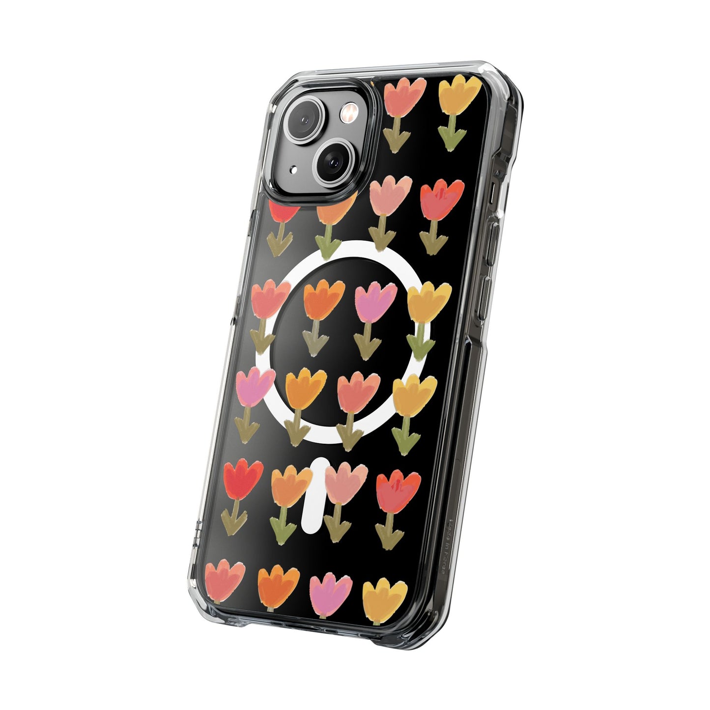 Pastel Flowers Magnetic Clear Impact Cases