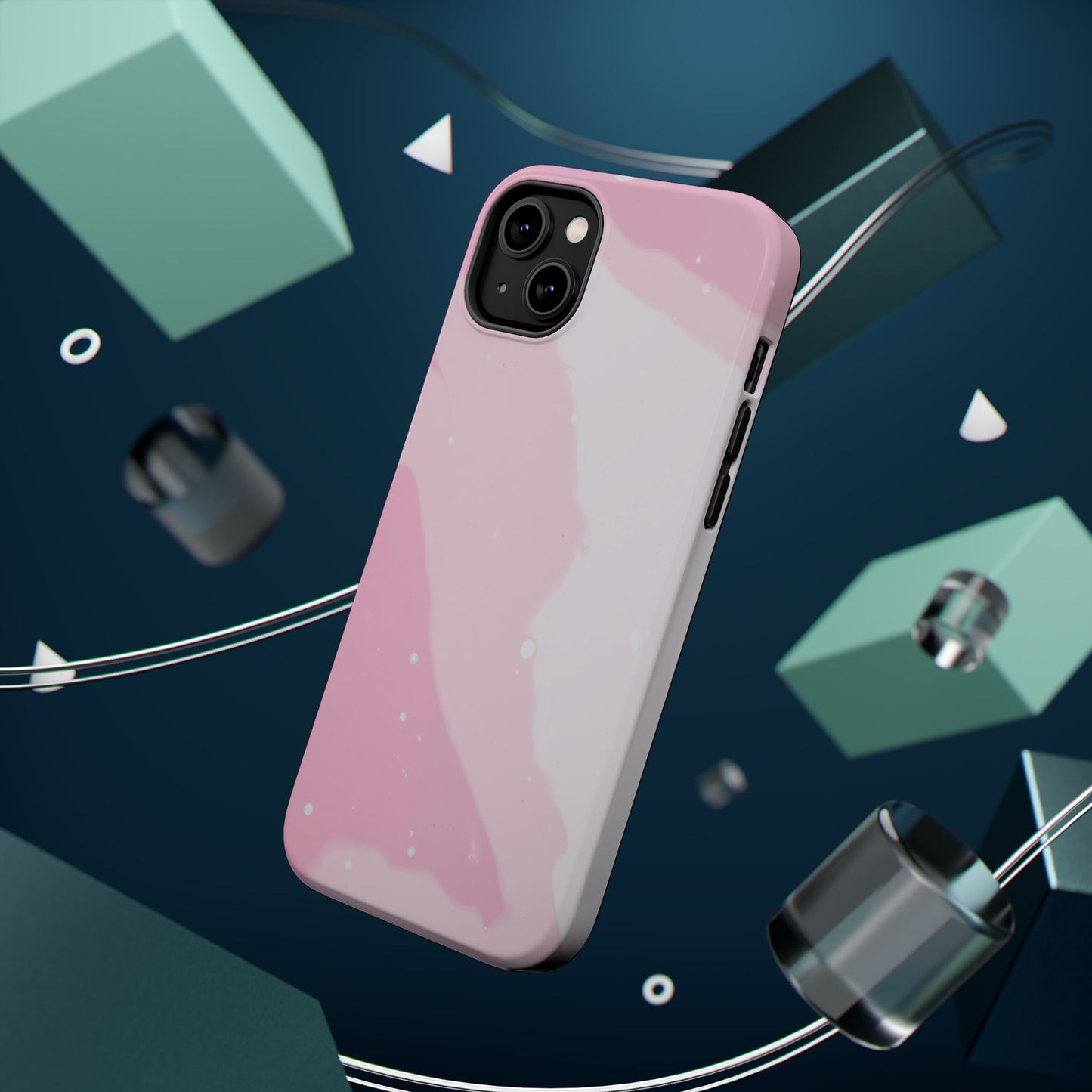 Pink and White Magnetic Tough Case