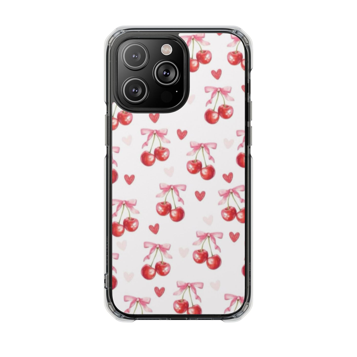 Coquette Cherries Magnetic Clear Impact Case