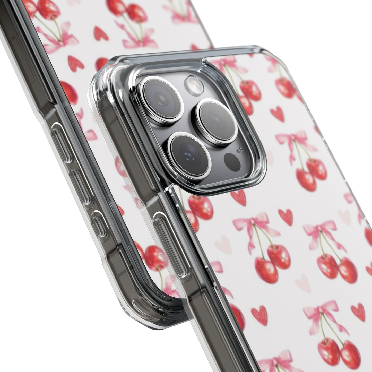 Coquette Cherries Magnetic Clear Impact Case