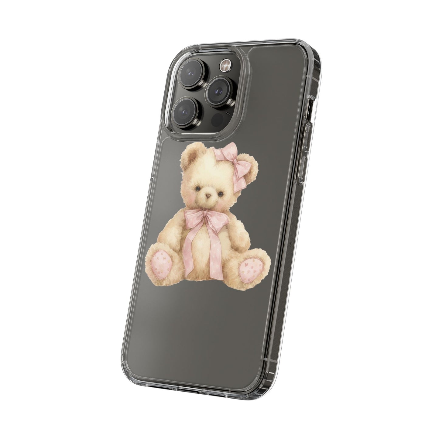 Coquette Teddy Bear Clear Case
