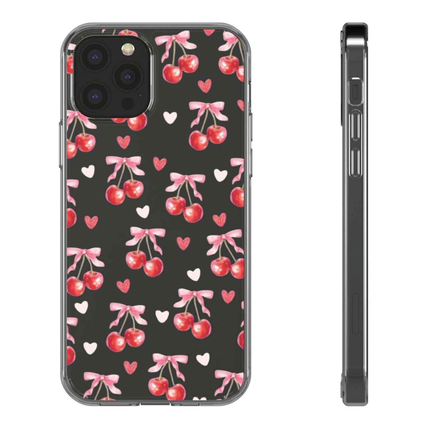 Coquette Cherries Clear Case