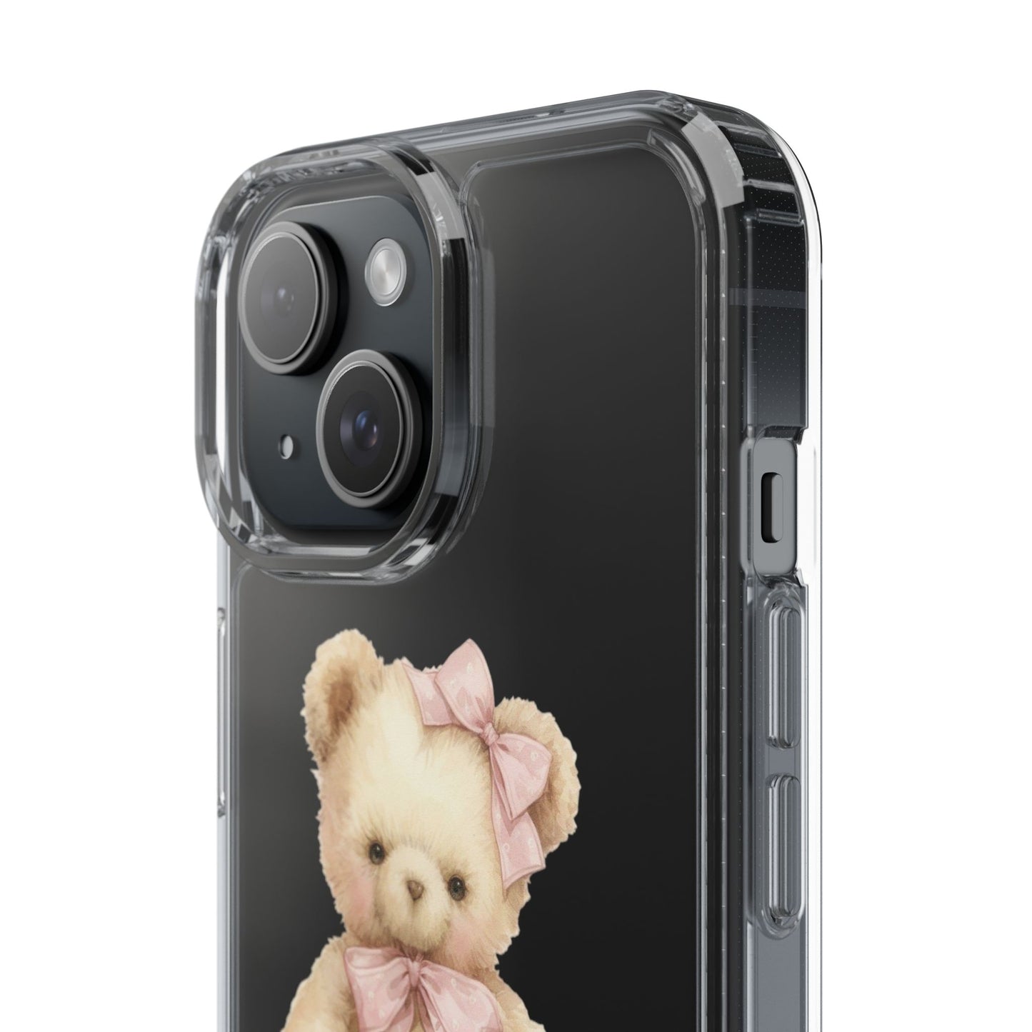 Coquette Teddy Bear Clear Case