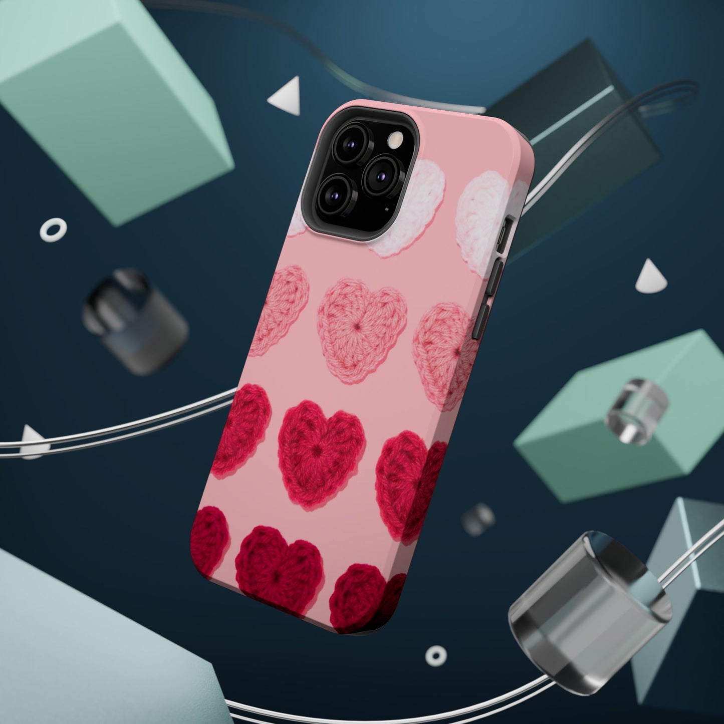 Knitted Hearts Magnetic Tough Case