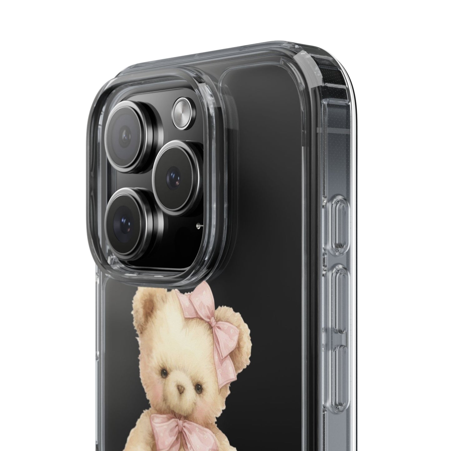 Coquette Teddy Bear Clear Case
