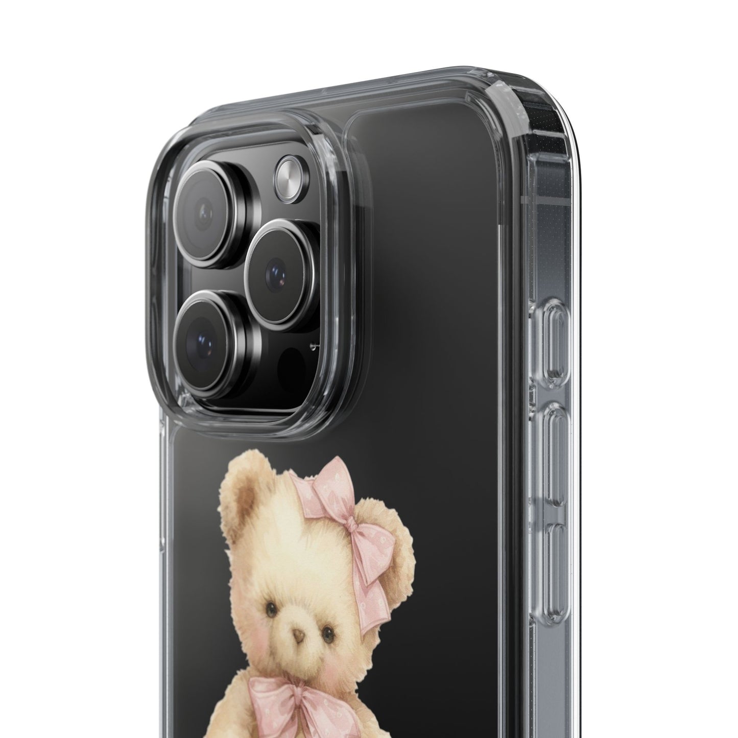 Coquette Teddy Bear Clear Case