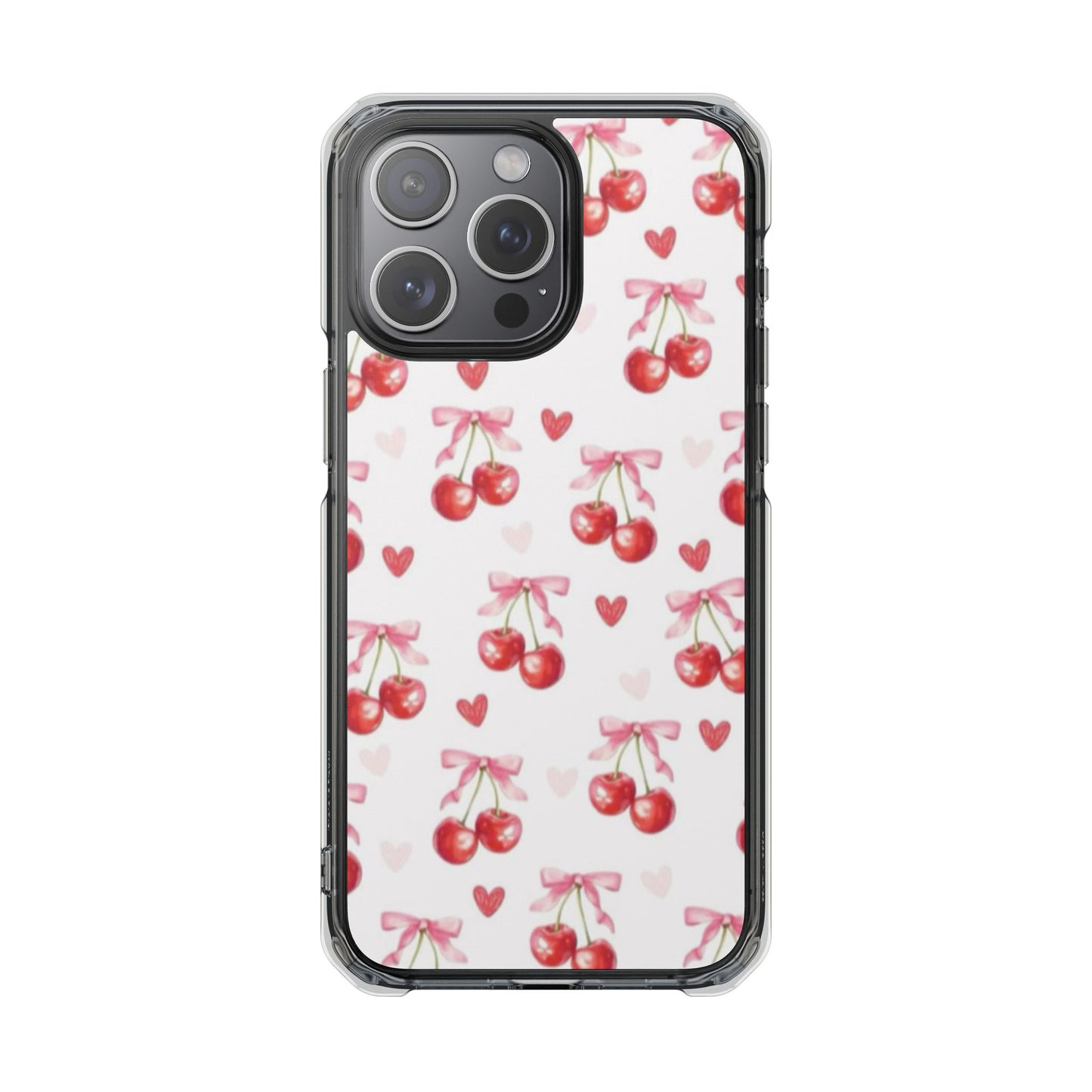 Coquette Cherries Magnetic Clear Impact Case